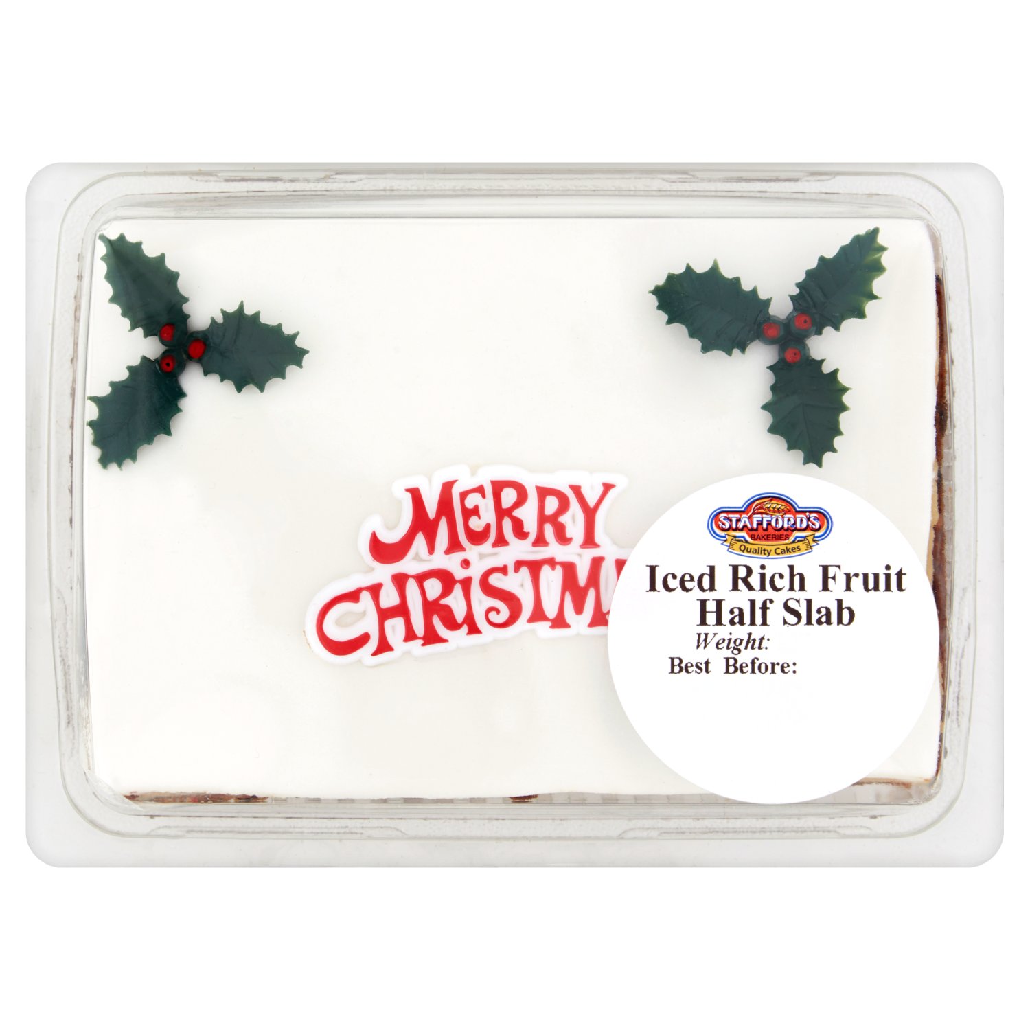 Staffords Xmas Rich Half Slab (1 kg)