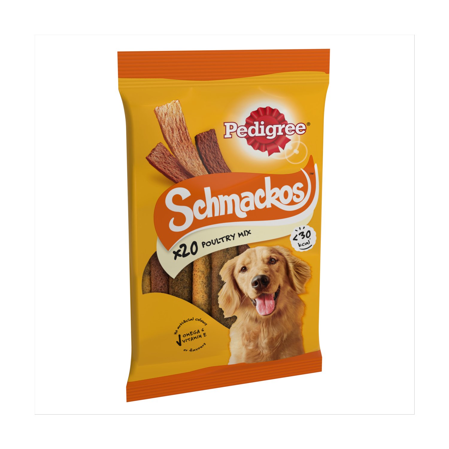 Pedigree Schmackos Poultry Mix 20 Pack (144 g)