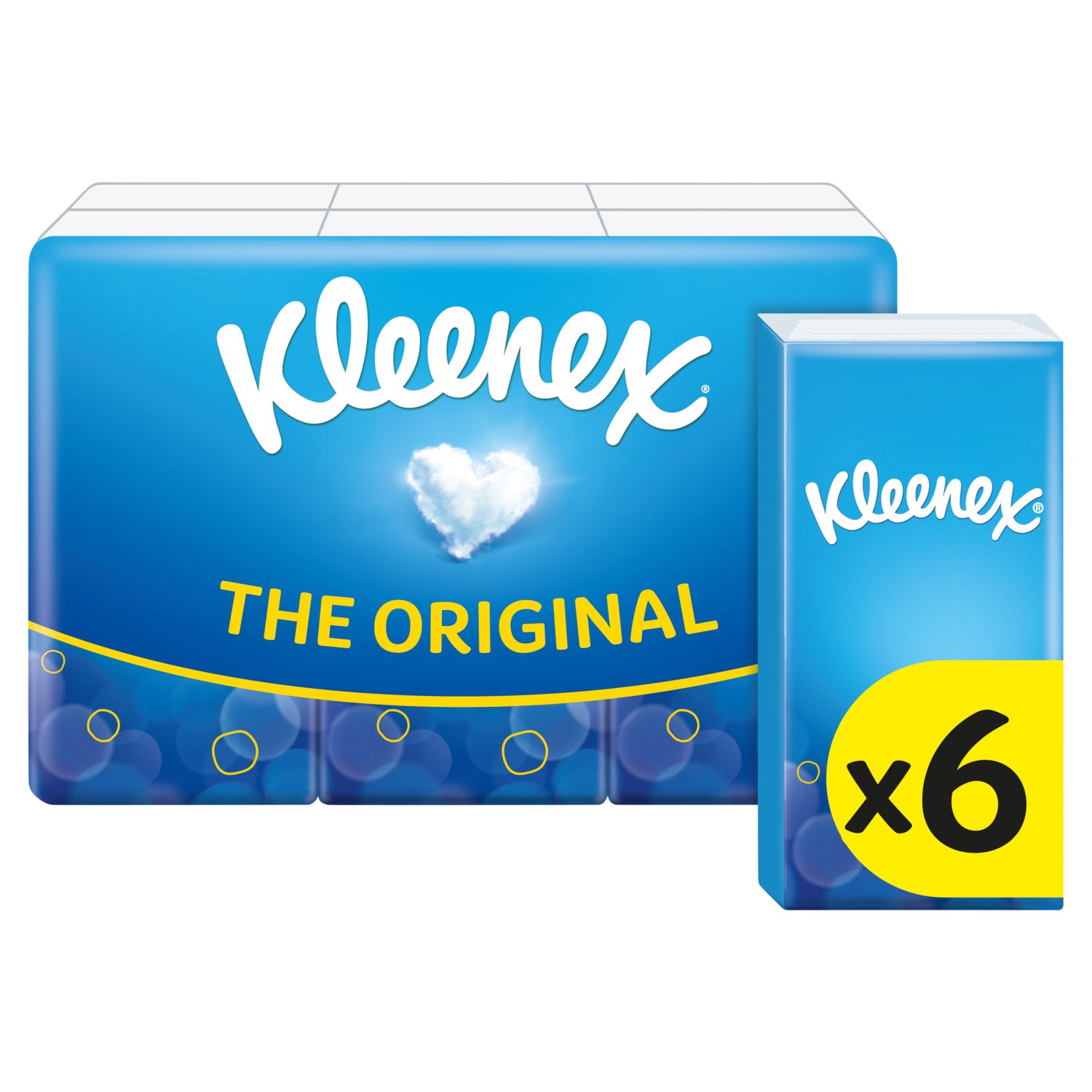 Kleenex Original Pocket Pack Tissues 6 Pack (1 Piece)