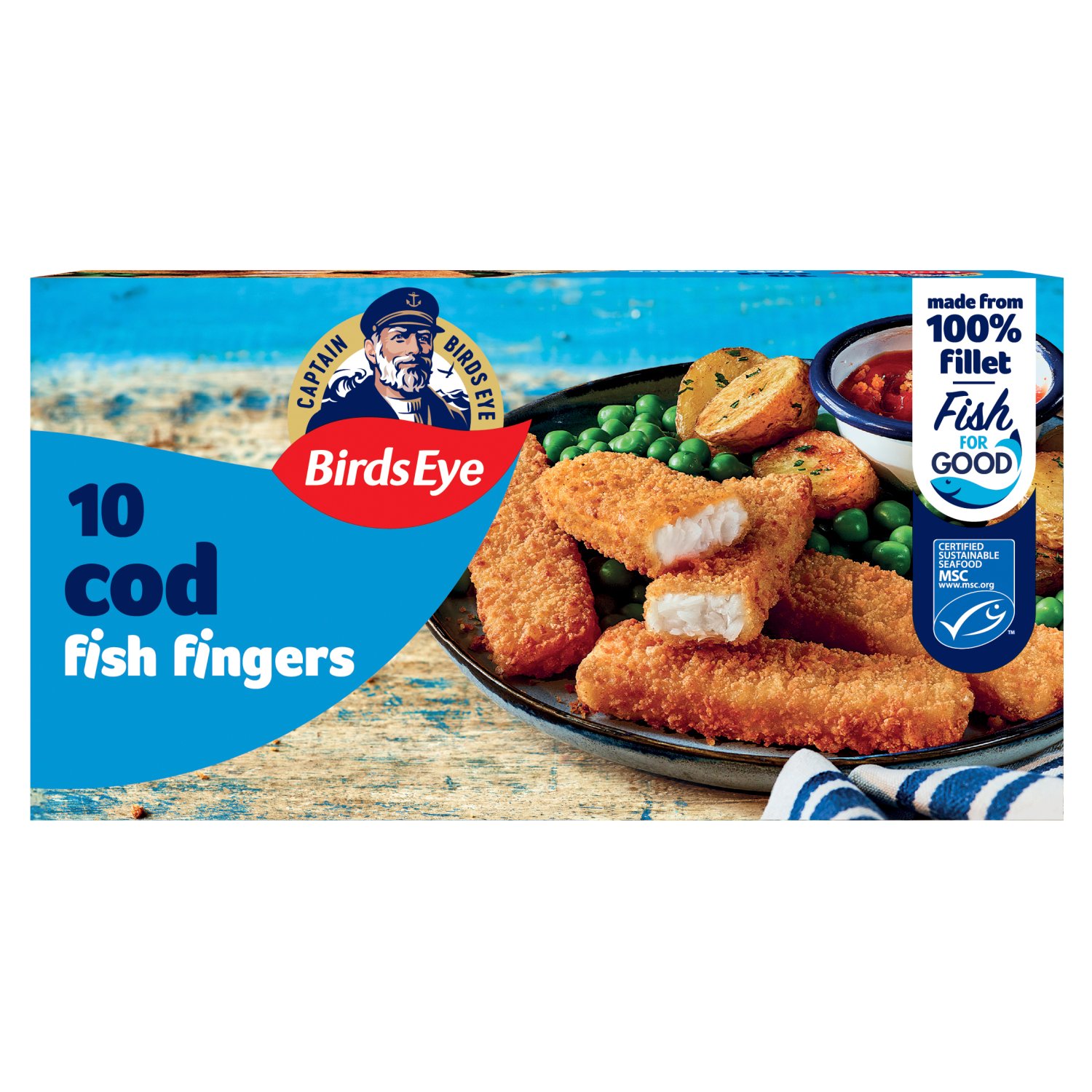 Birds Eye Cod Fish Fingers 10 Pack (280 g)