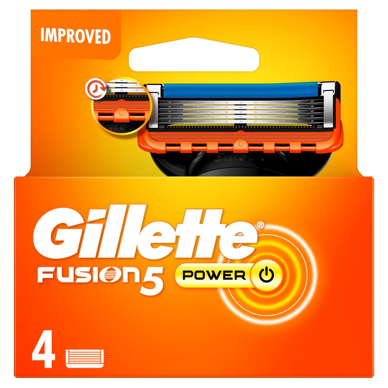 Gillette Fusion 5 Power Blades (4 Piece) (4 Piece)