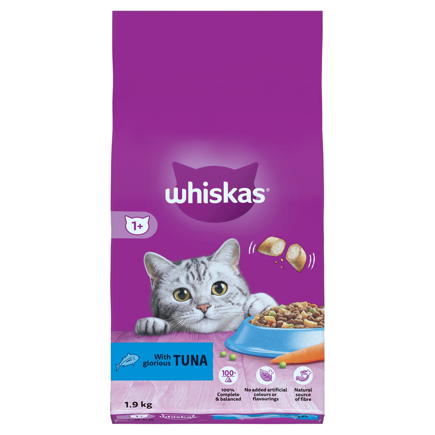 Whiskas Complete Tuna 1+ Years Cat Food (1.9 kg)