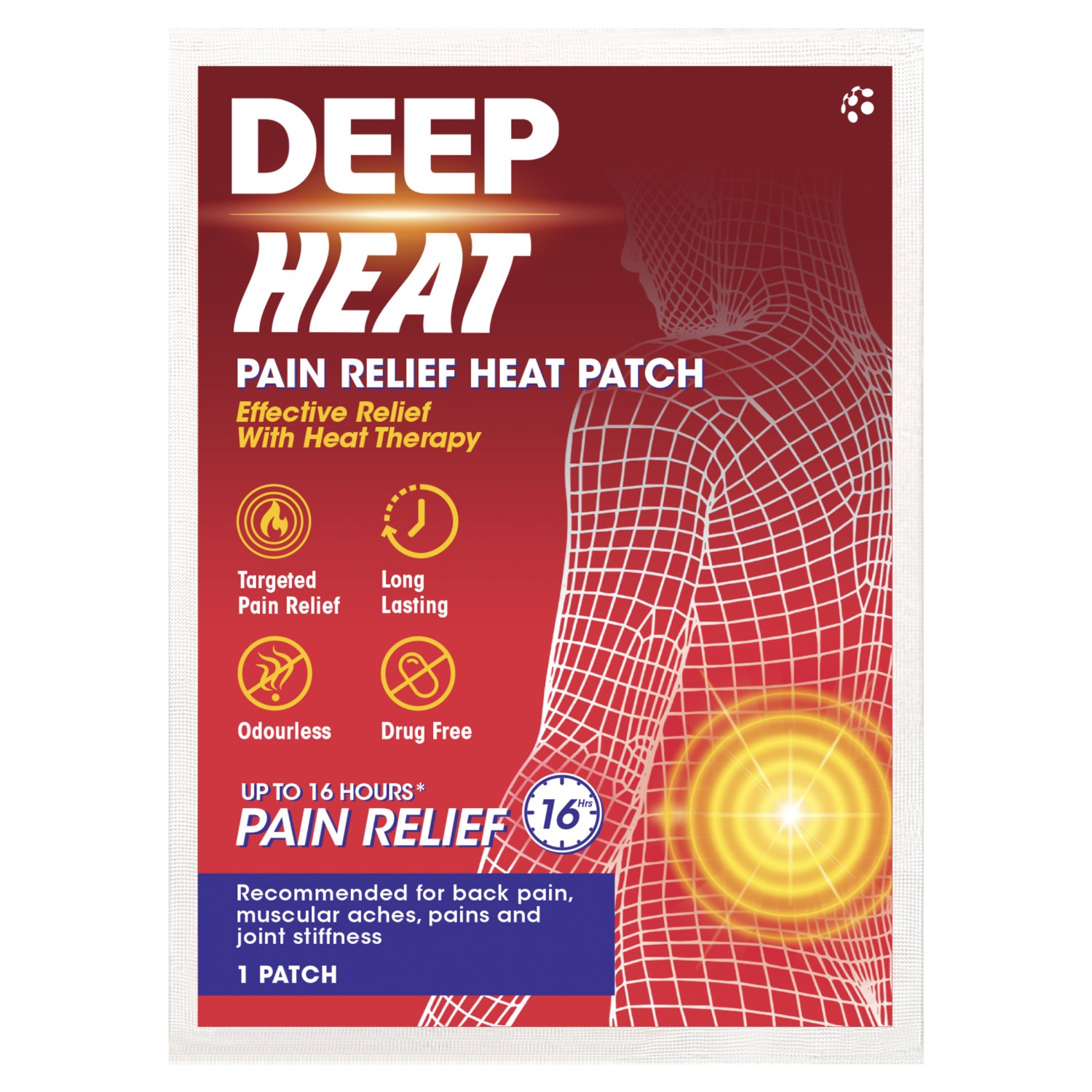 Deep Heat Pain Relief Heat Patch (1 Piece)