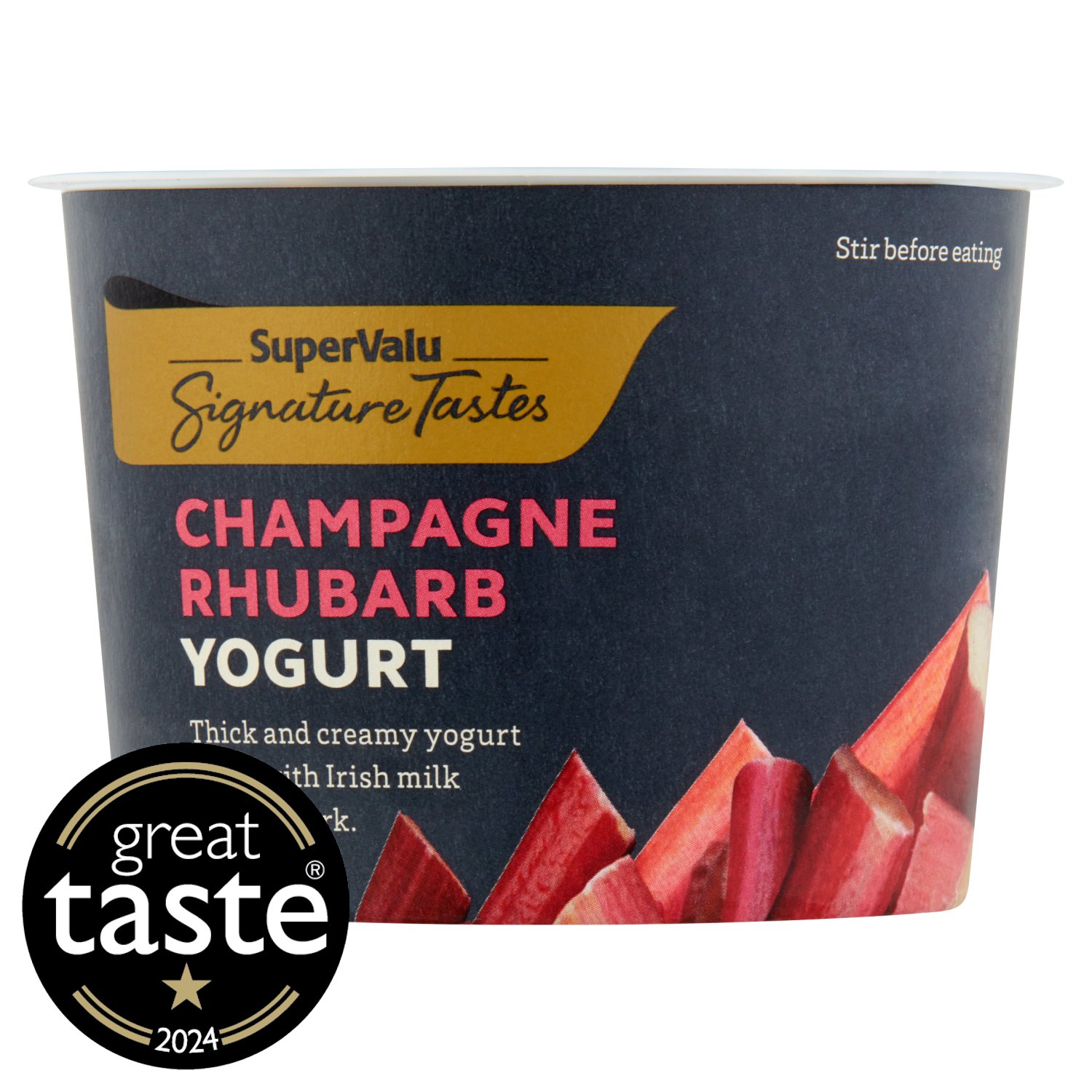 SuperValu Signature Tastes Champagne & Rhubarb Yogurt (150 g)