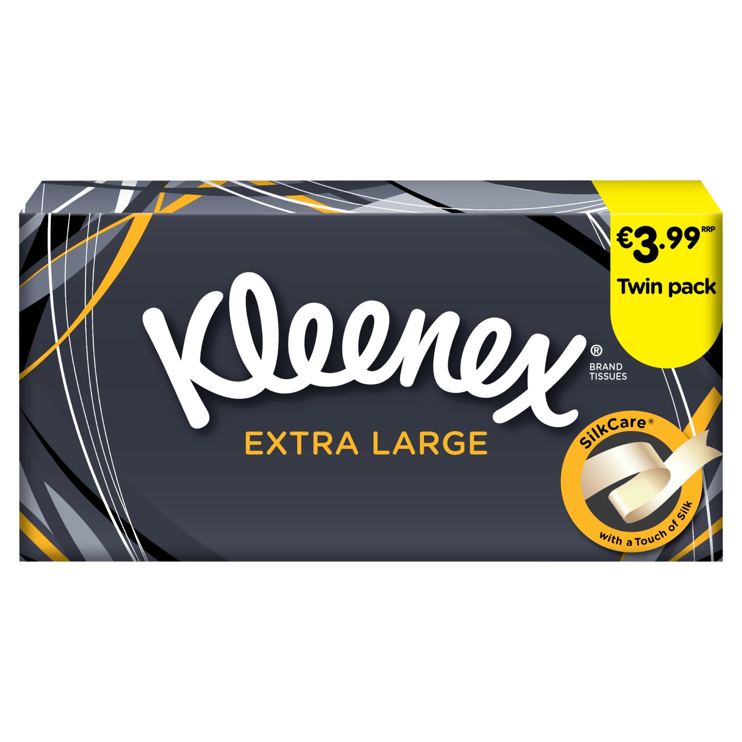 Kleenex Extra Large Tissues Twin Box 90 Sheet (180 Sheets)