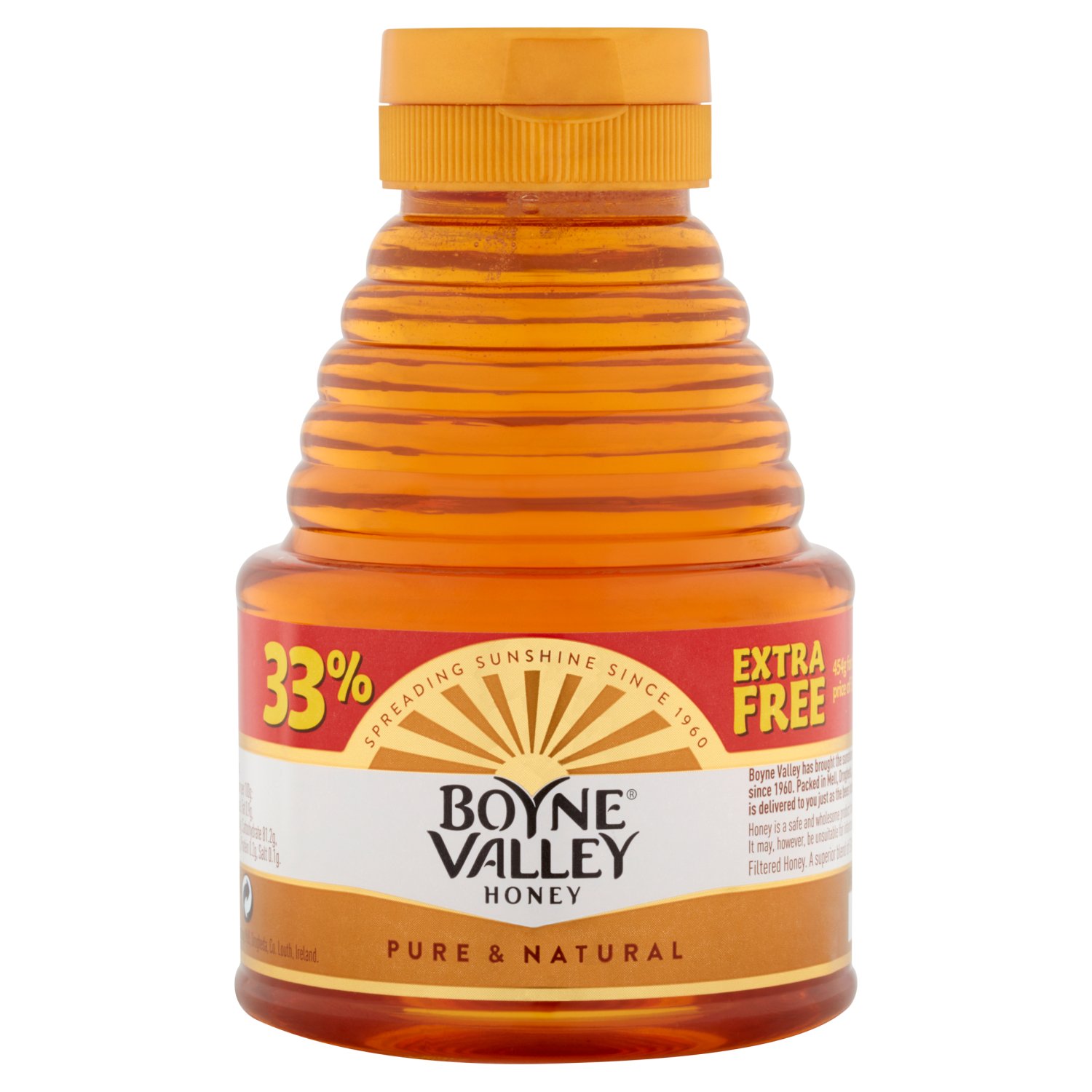 Boyne Valley Squeezy Honey 33% Extra Free (454 g)