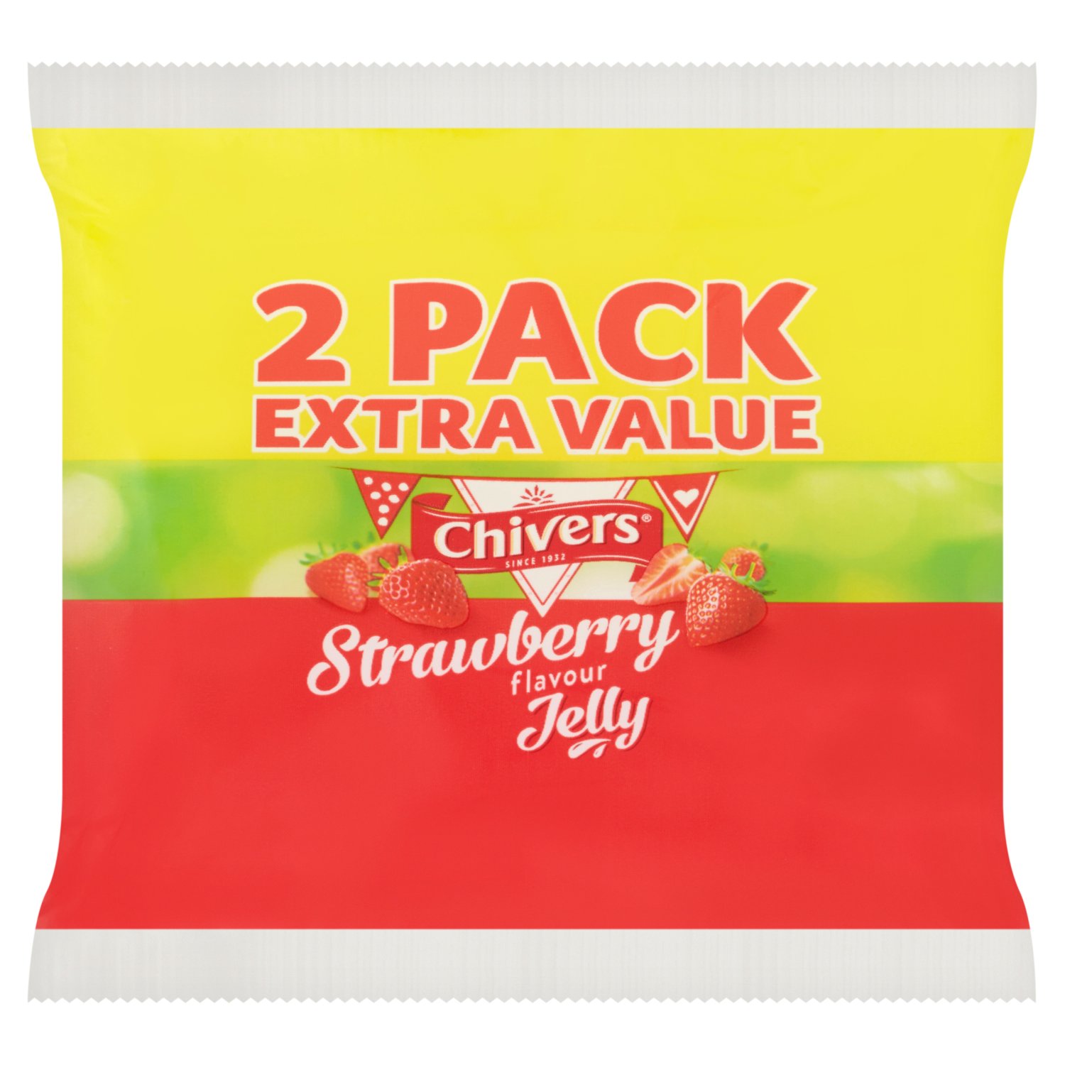 Chivers Strawberry Jelly Twin Pack (135 g)