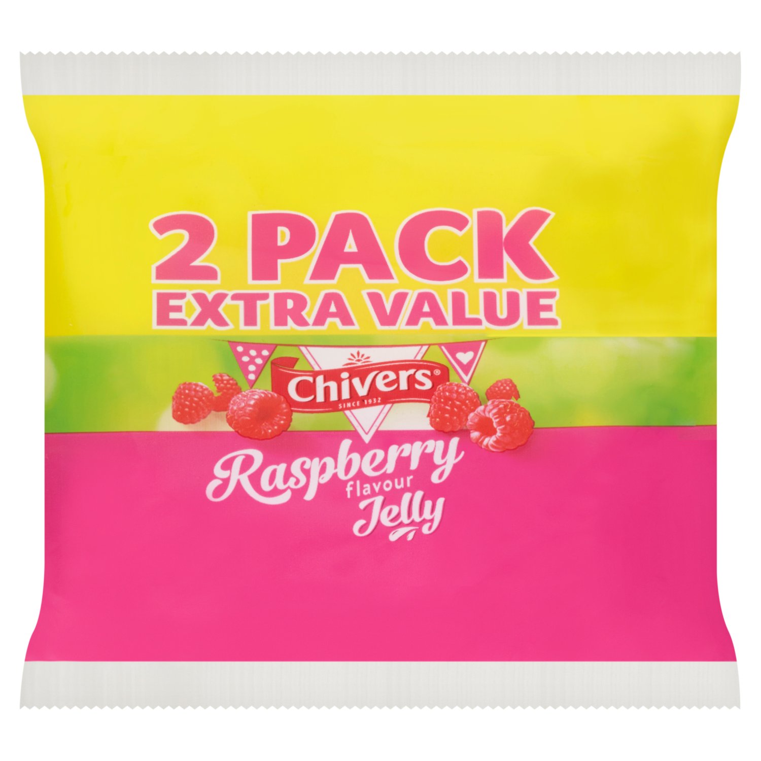 Chivers Raspberry Jelly Twin Pack (135 g)