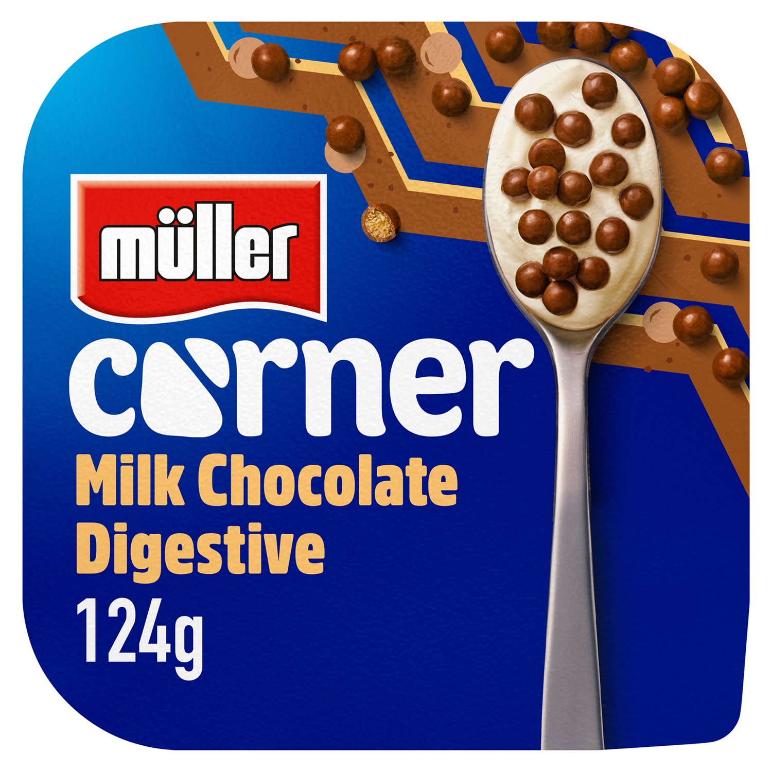 Muller Corner Milk Chocolate Digestive Yogurt (124 g)