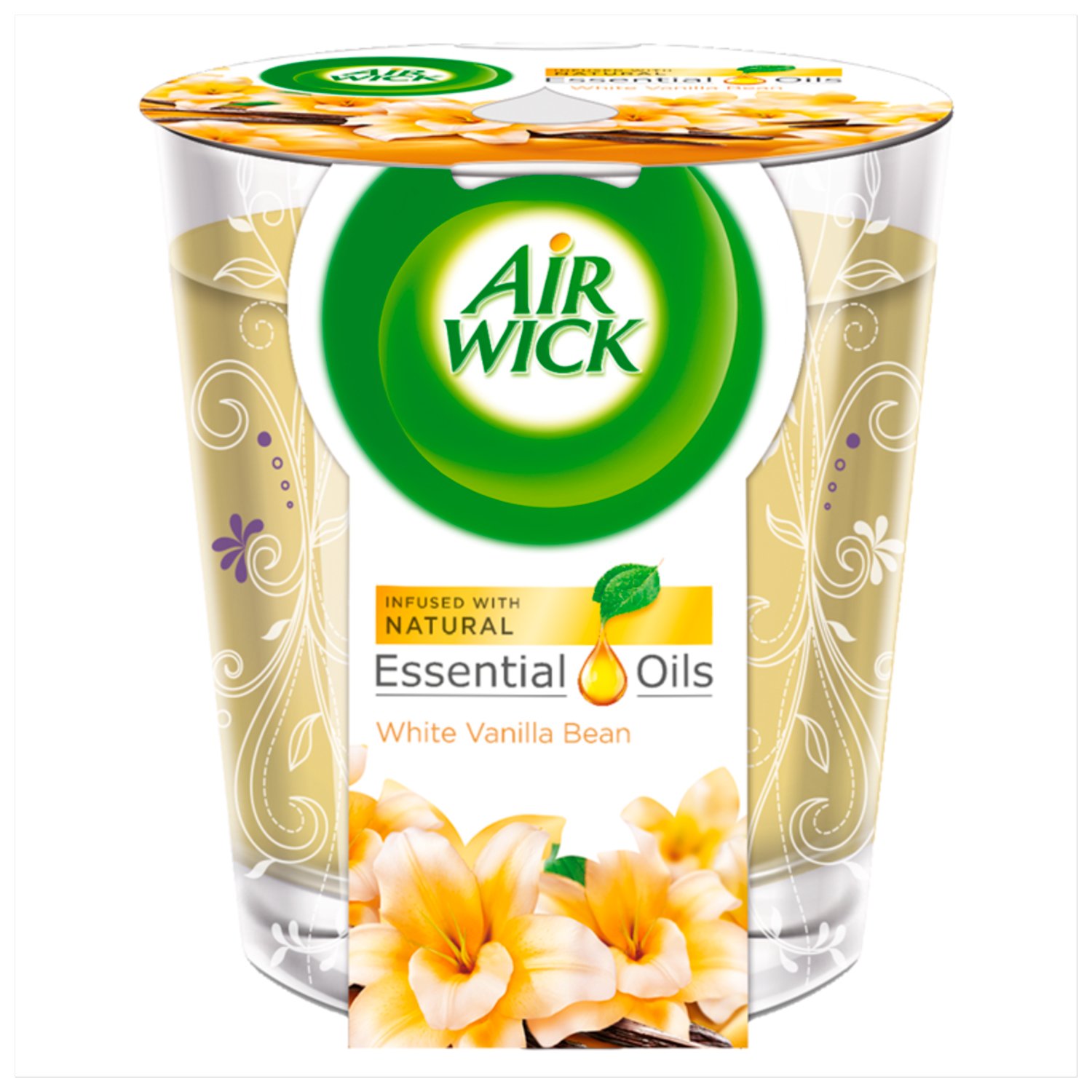 Airwick White Vanilla Bean Candle (1 Piece)