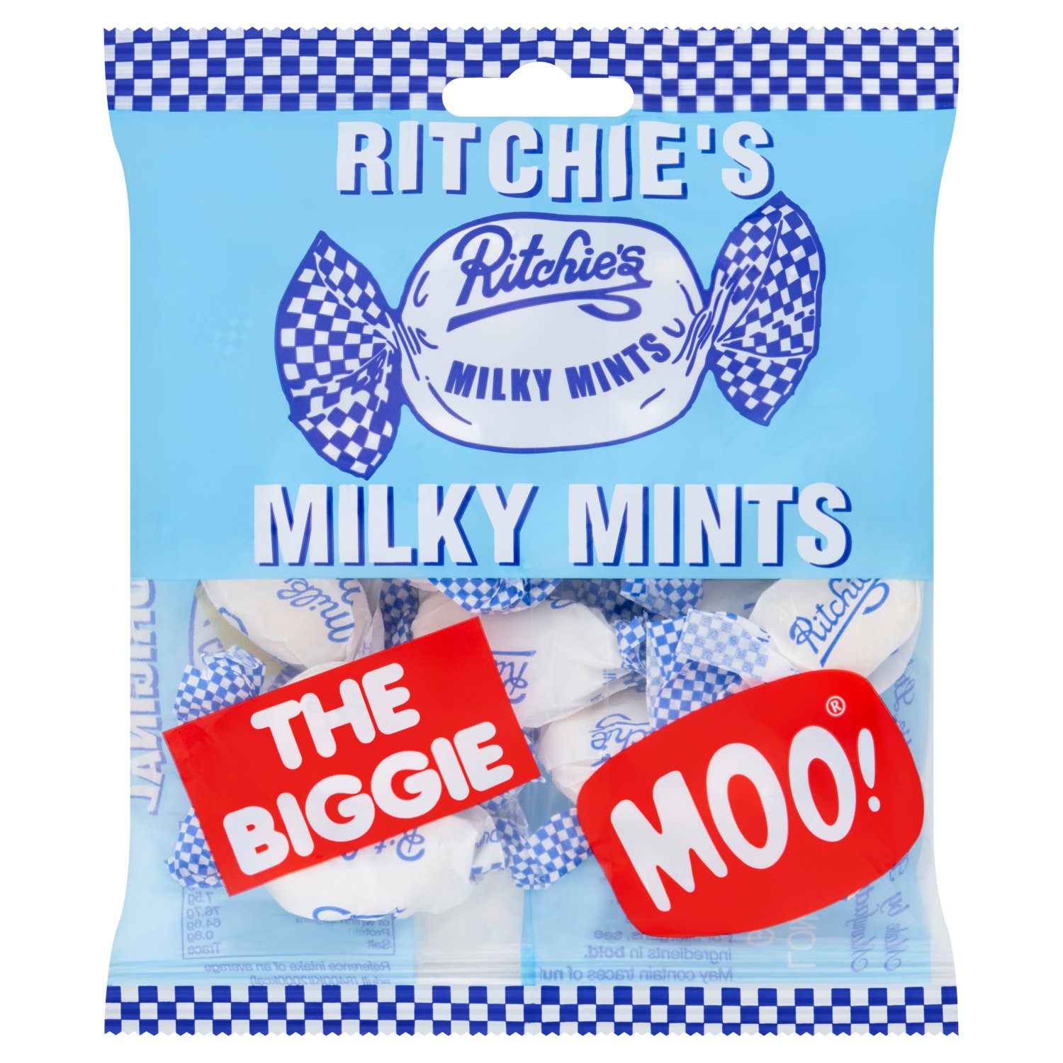 Ritchie's Milky Mints The Biggie Bag (125 g)