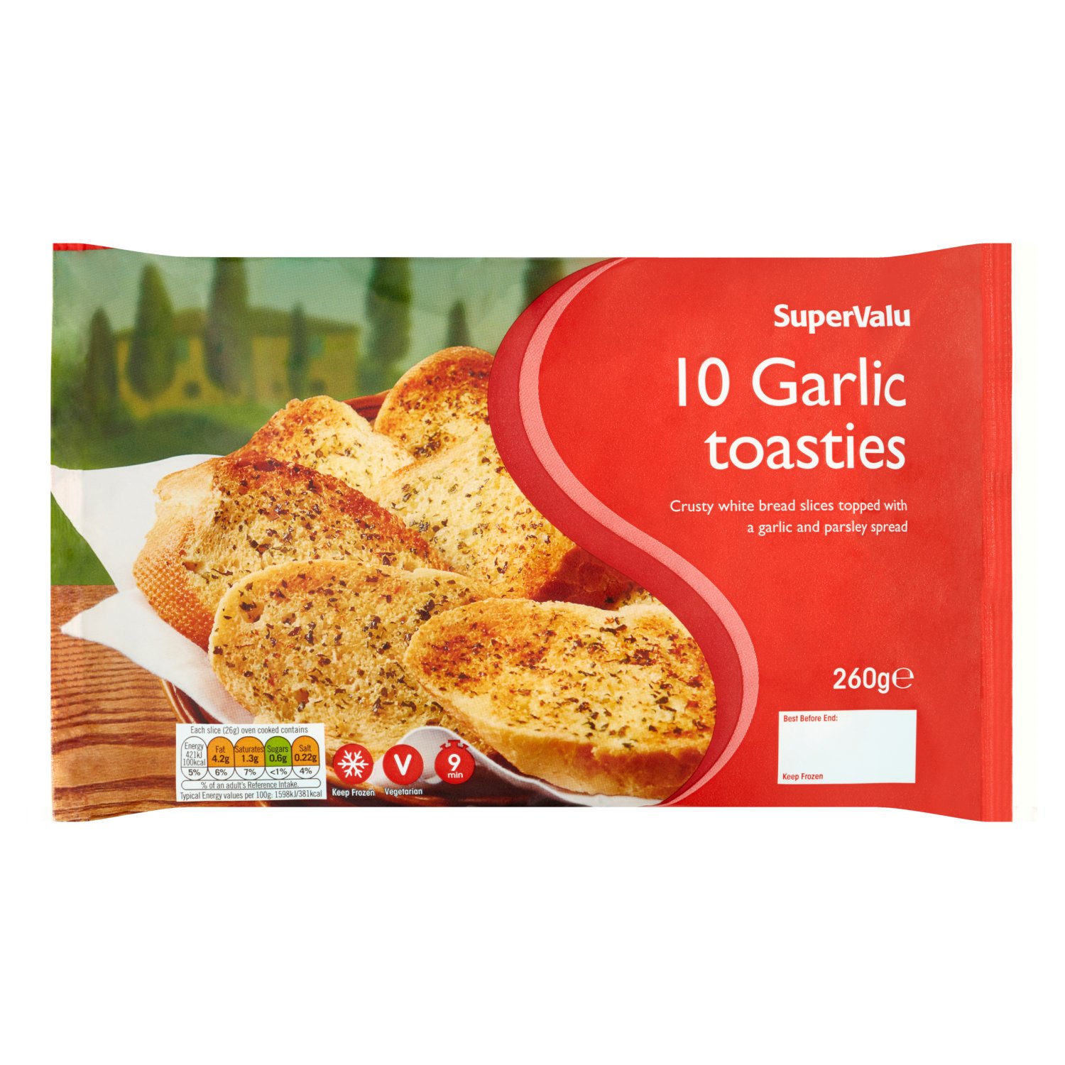 SuperValu Garlic Toasties 10 Pack (260 g)