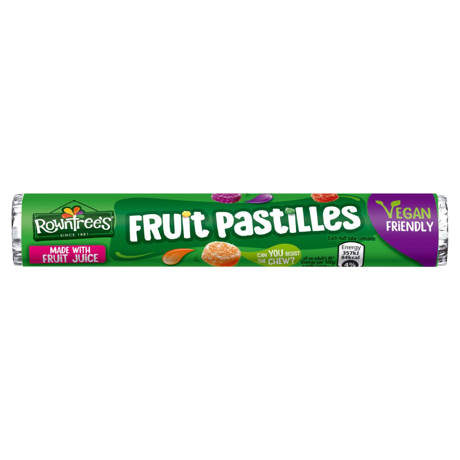 Rowntree's Fruit Pastilles Vegan Roll (48 g)