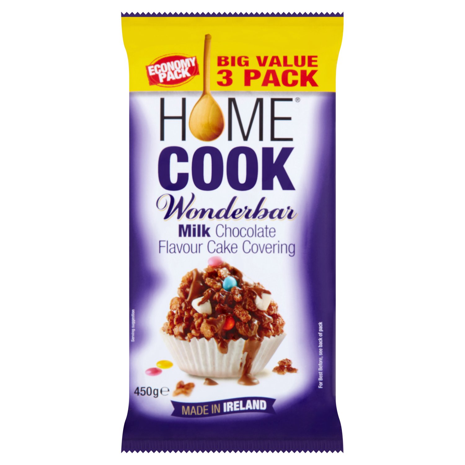 Homecook Wonderbar Milk Chocolate (450 g)