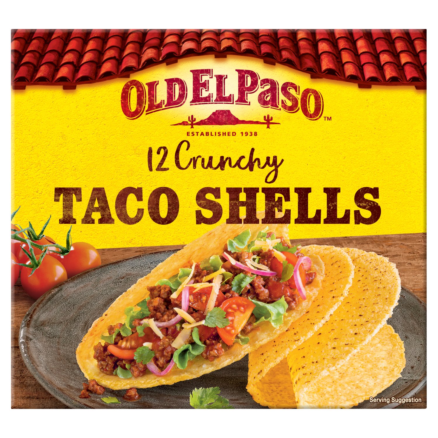 Old El Paso Crunchy Taco Shells 12 Pack (156 g)