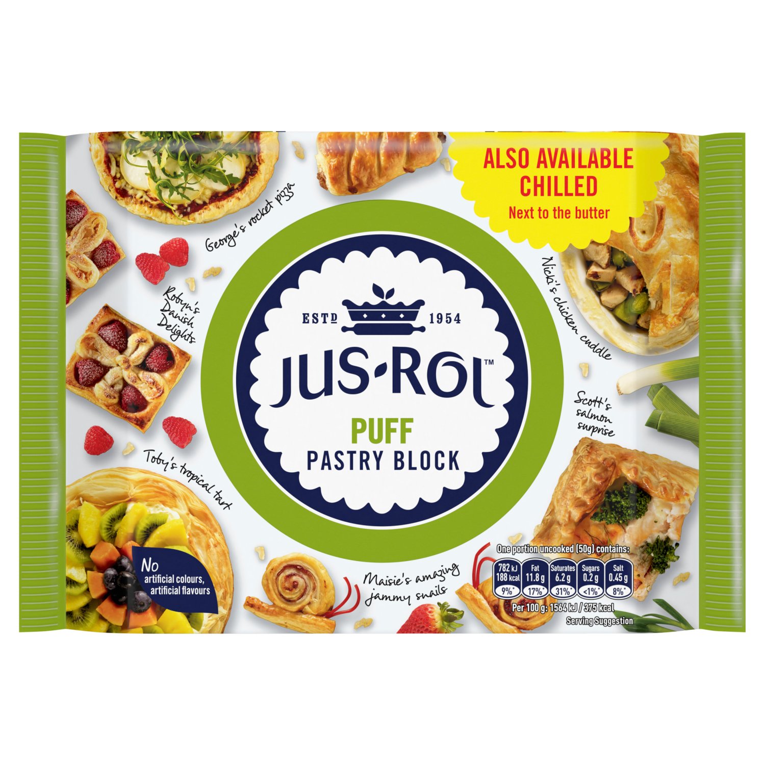 Jus Roll Pastry Blocks Puff (500 g)