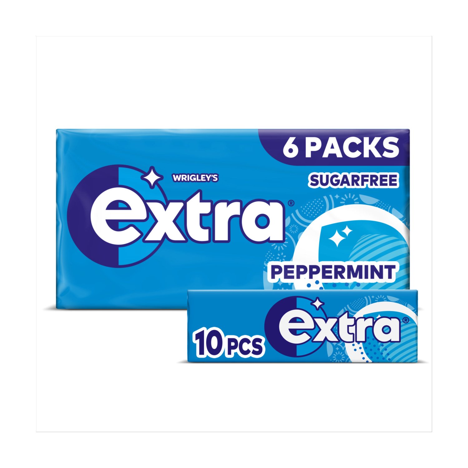 Wrigley's Extra Peppermint 6 x 10 Piece Pack (14 g)