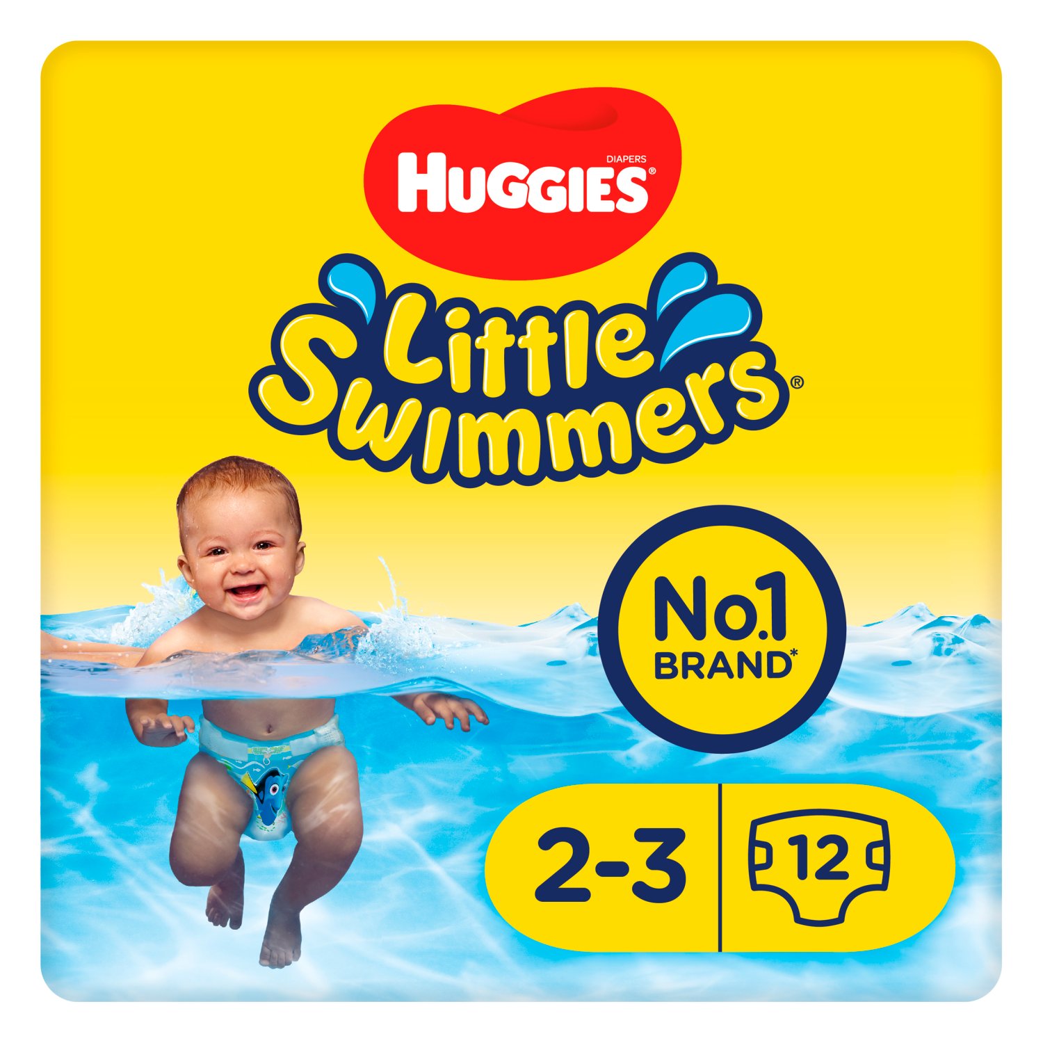 Huggies Little Swimmers Swim Pants Size 2-3 (12 Piece)