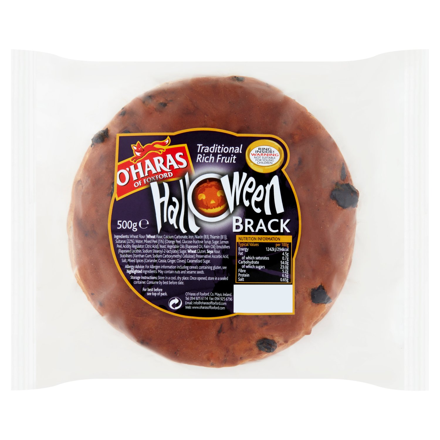 Halloween Rich Brack Round  (500 g)