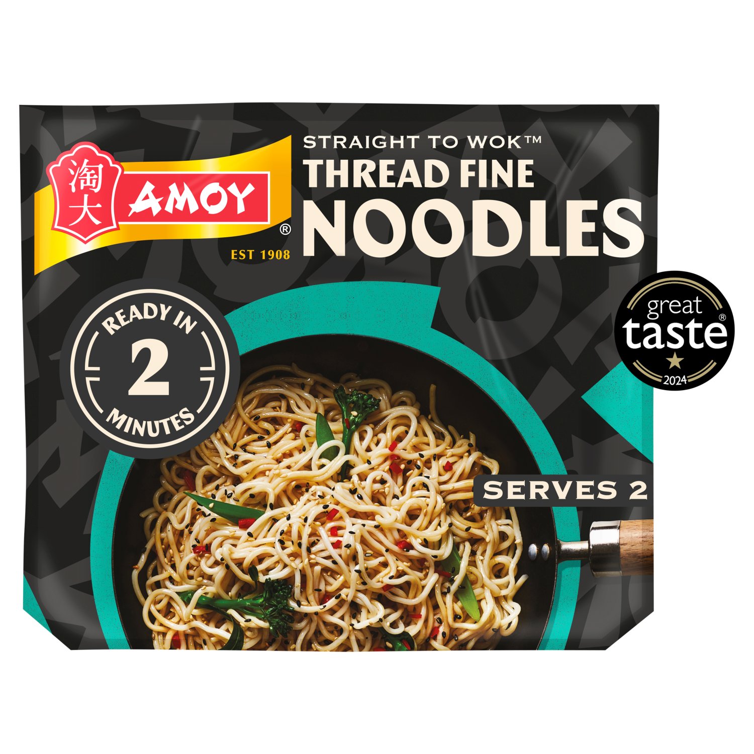 Amoy Straight to Wok Thread Fine Noodles (300 g)