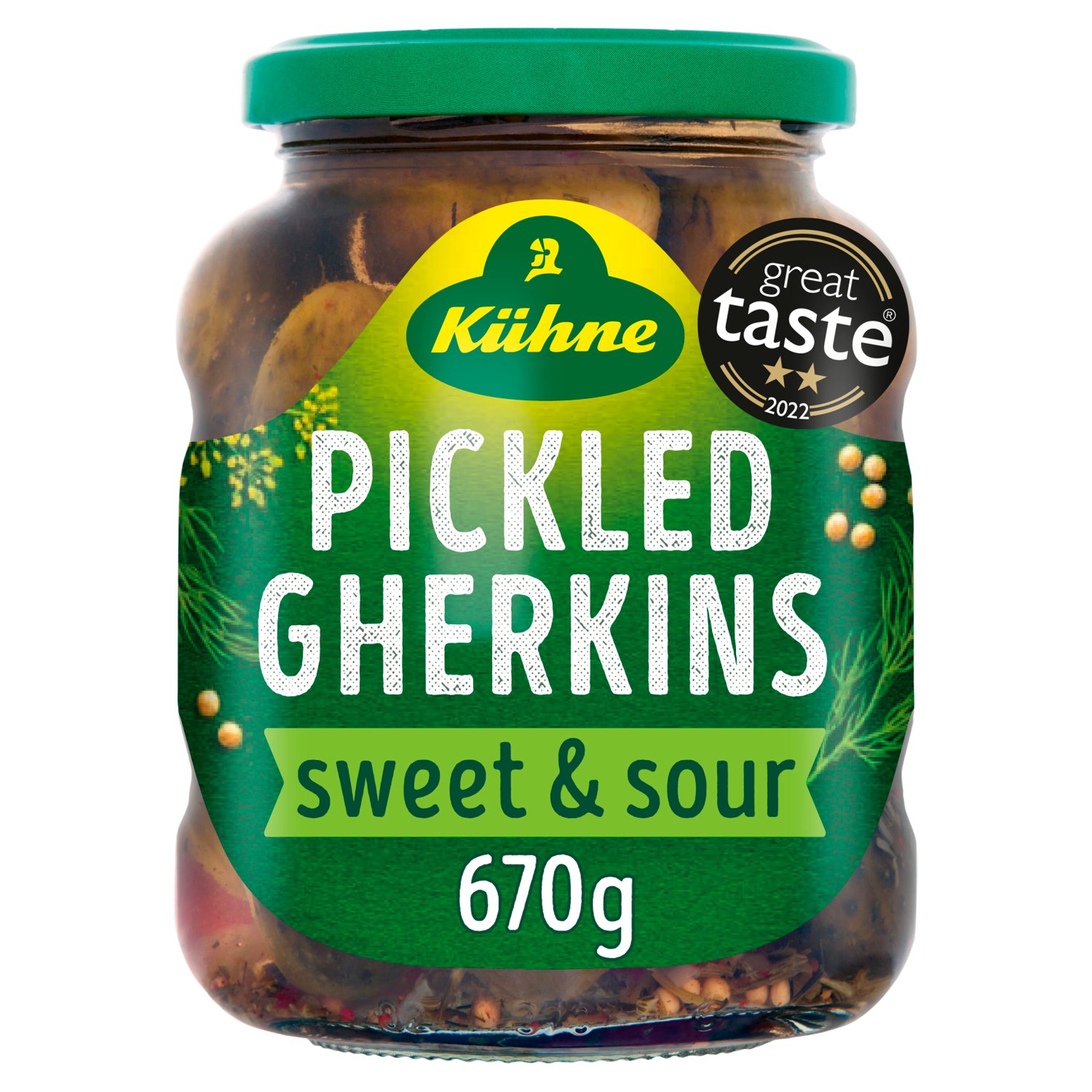 Kuhne Pickled Gerkins (670 g)