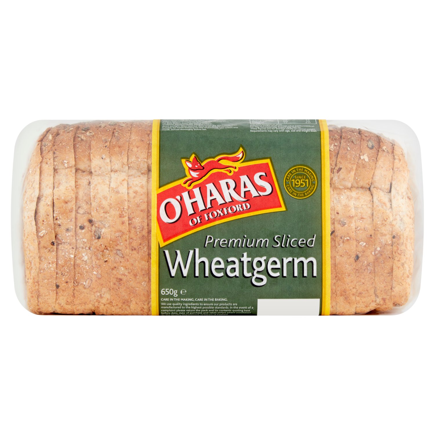 O'Hara's Wheatgerm Bread (650 g)