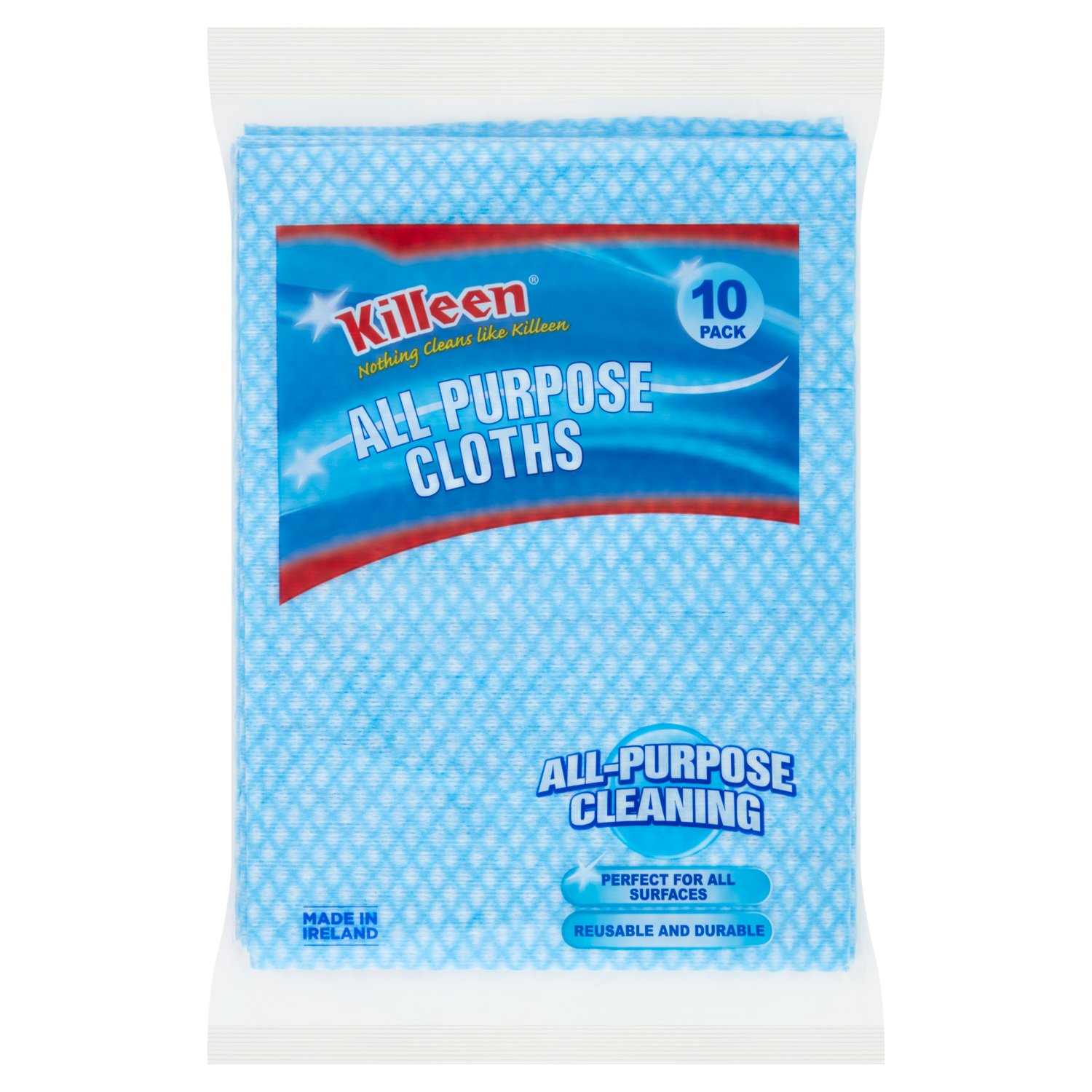 Killeen All Purpose Cloths 10 Pack (10 Piece)