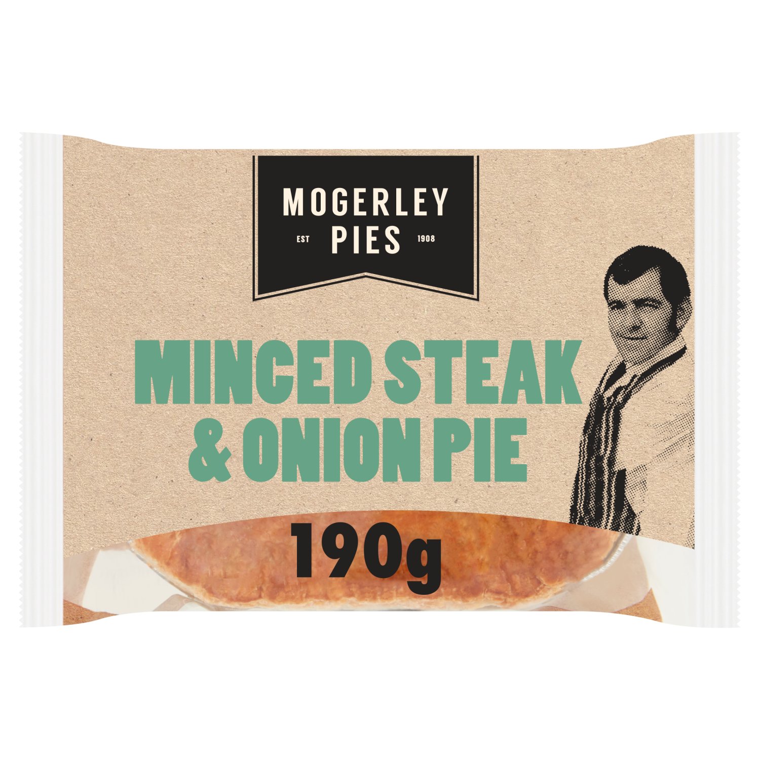 Mogerley Minced Steak & Onion Pie (190 g)