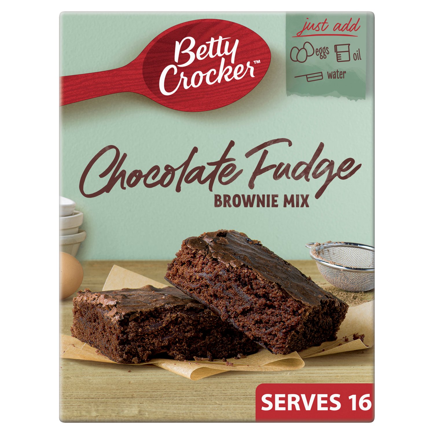 Betty Crocker Chocolate Fudge Brownie Mix (415 g)