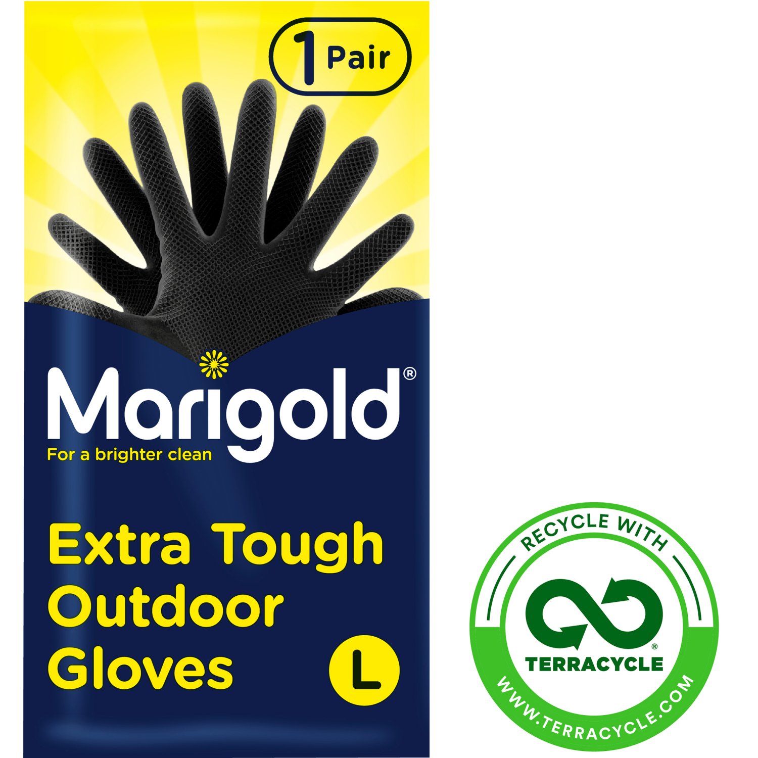 Marigold Large Extra Tough Outdoor Gloves  (1 Piece)