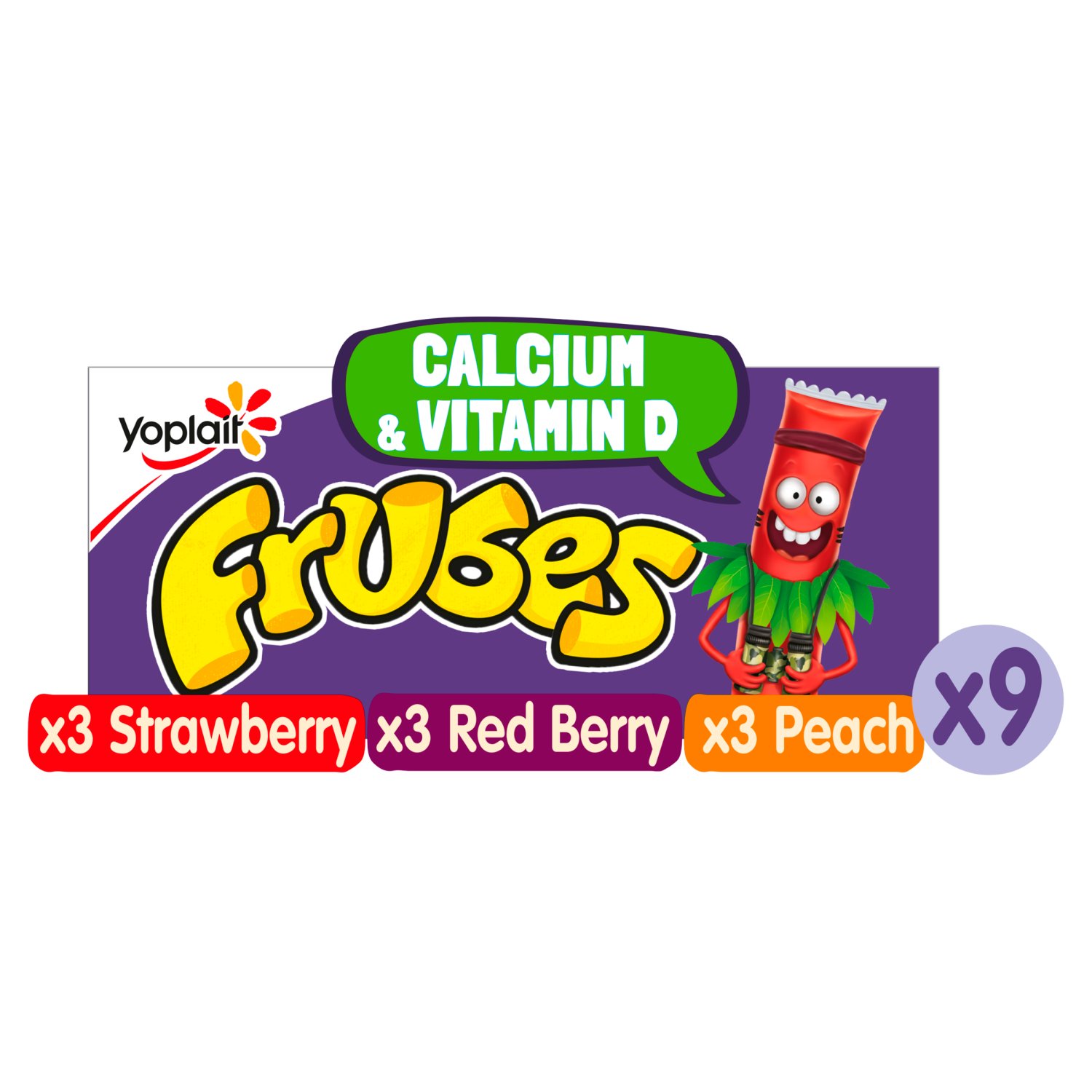 Yoplait Frubes Variety 9 Pack (37 g)