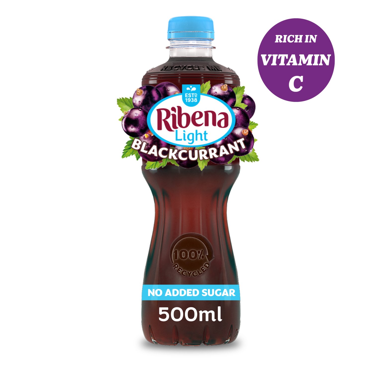 Ribena Light Blackcurrant Juice Drink (500 ml)