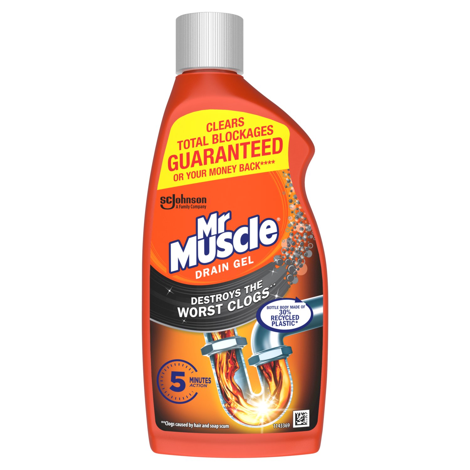 Mr Muscle Drain Unblocker Gel (500 ml)