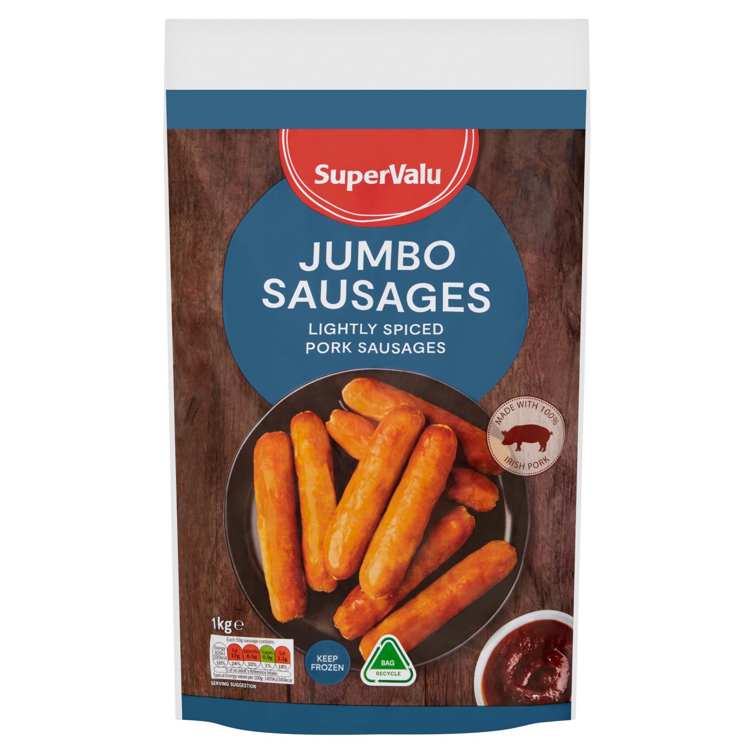 SuperValu Jumbo Sausages   (1 kg)