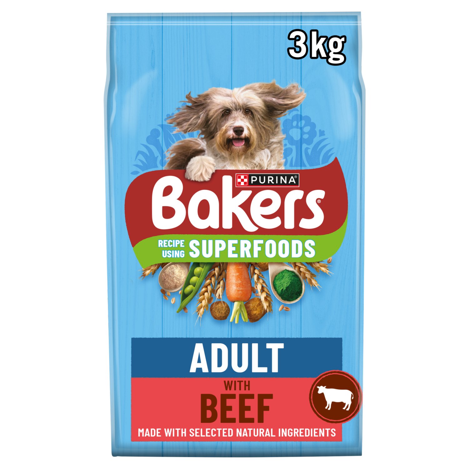 Detailed Product Information for Bakers Beef Vegetable Adult Dog Food 3 kg Quidu.ie