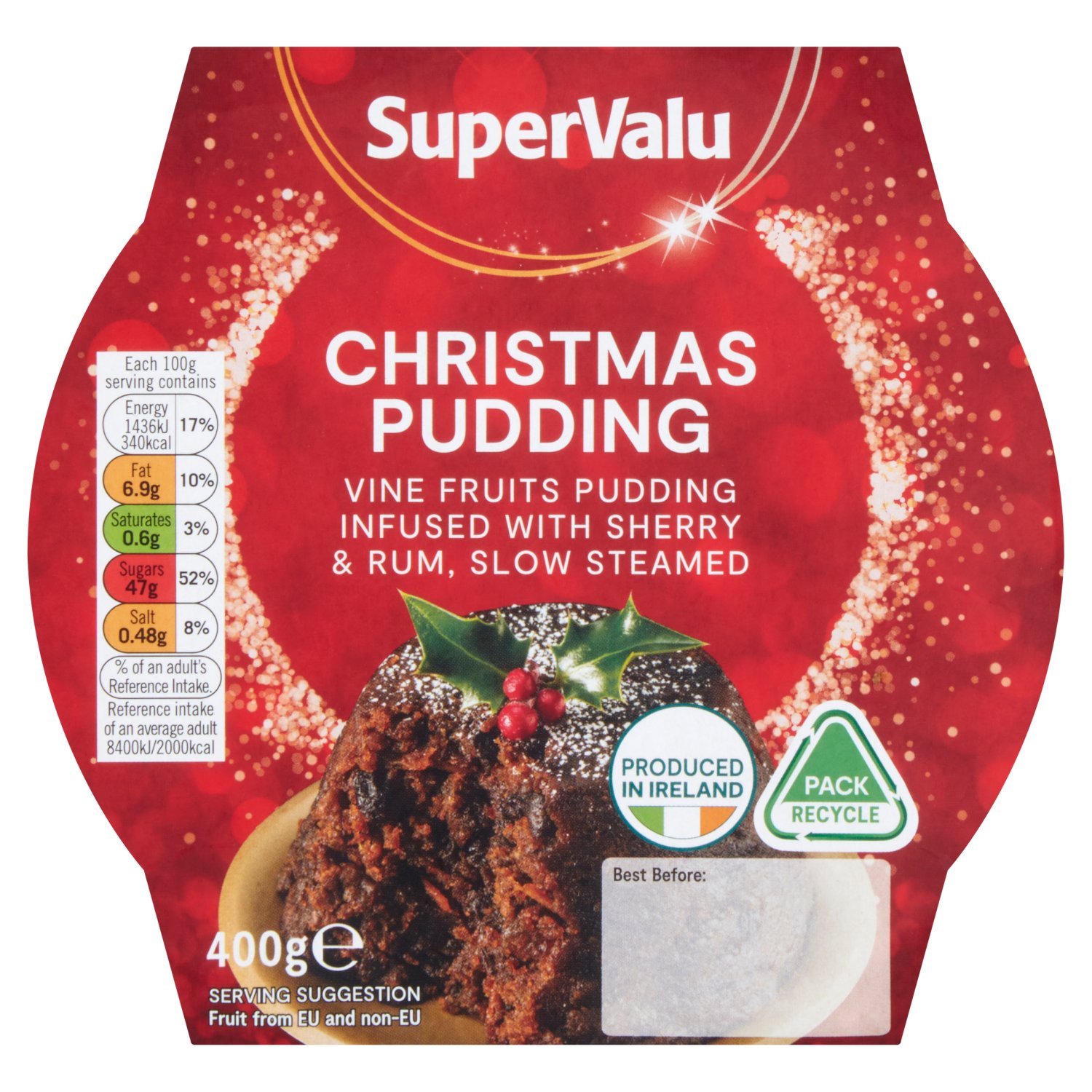 SuperValu Christmas Pudding   (400 g)