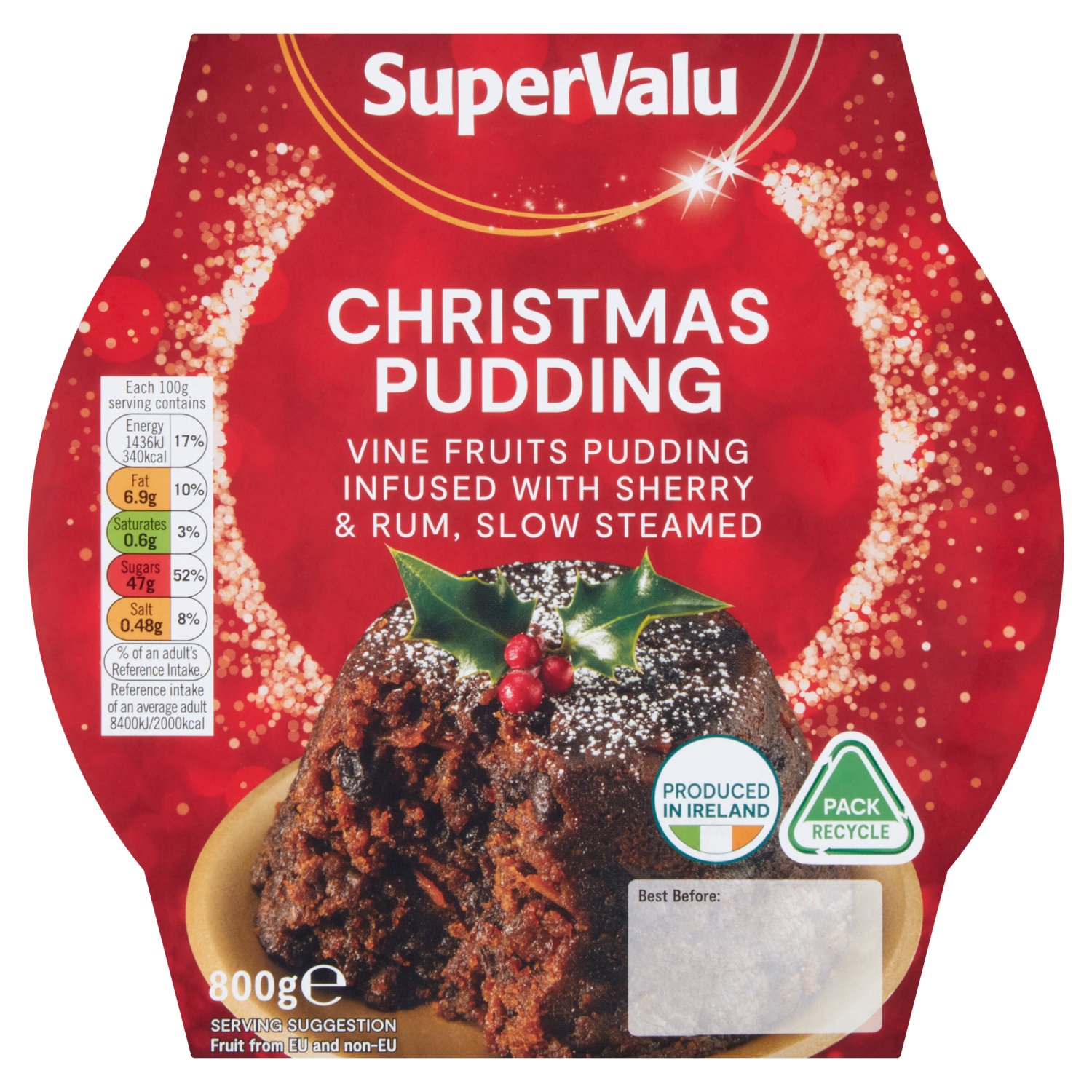 SuperValu Christmas Pudding   (800 g)