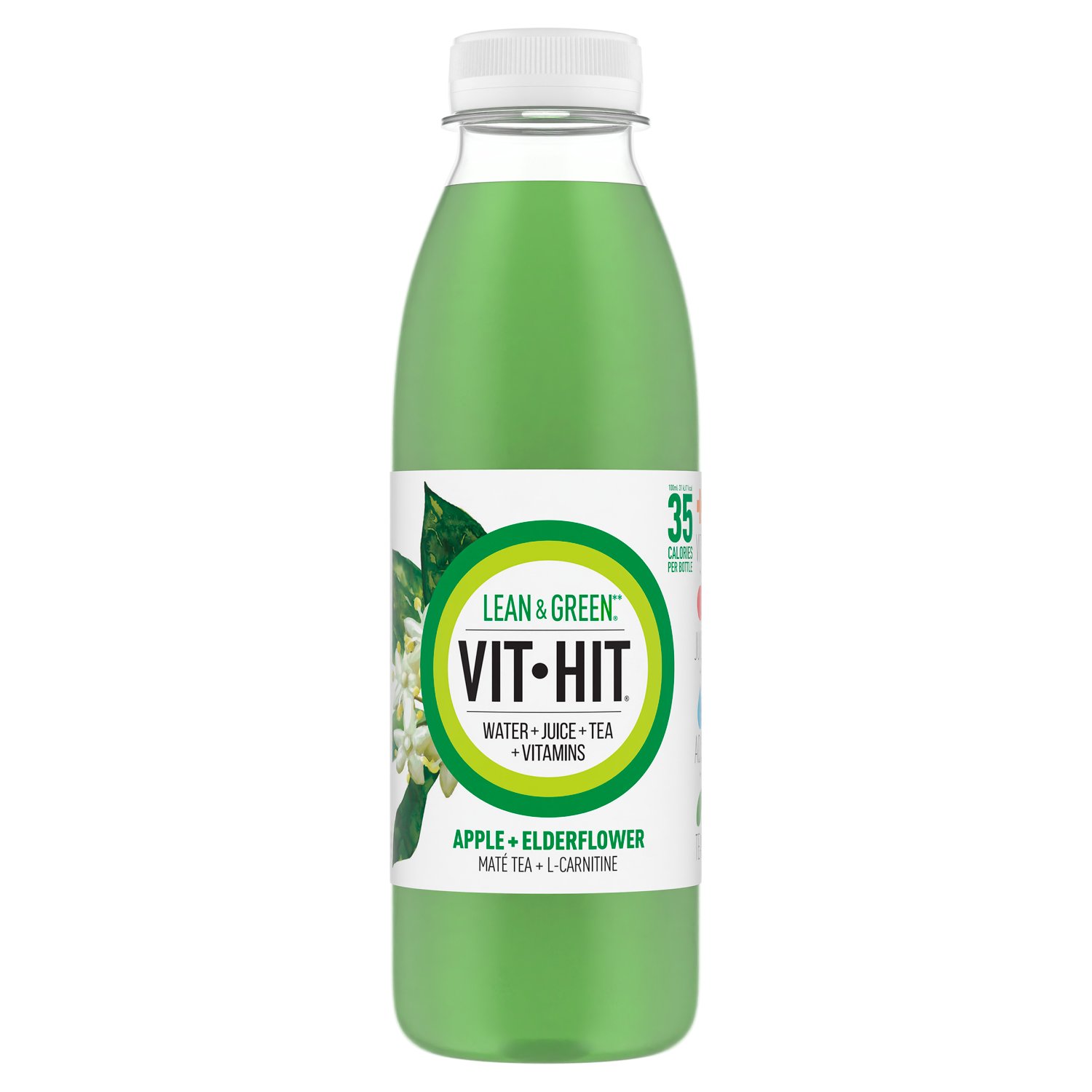 Vit Hit Apple & Elderflower Lean & Green Drink (500 ml)