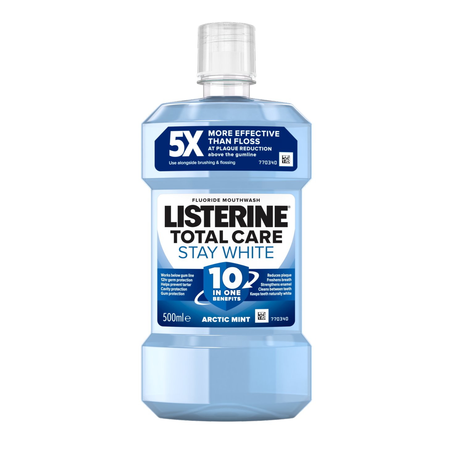 Listerine Stay White Mouthwash (500 ml)