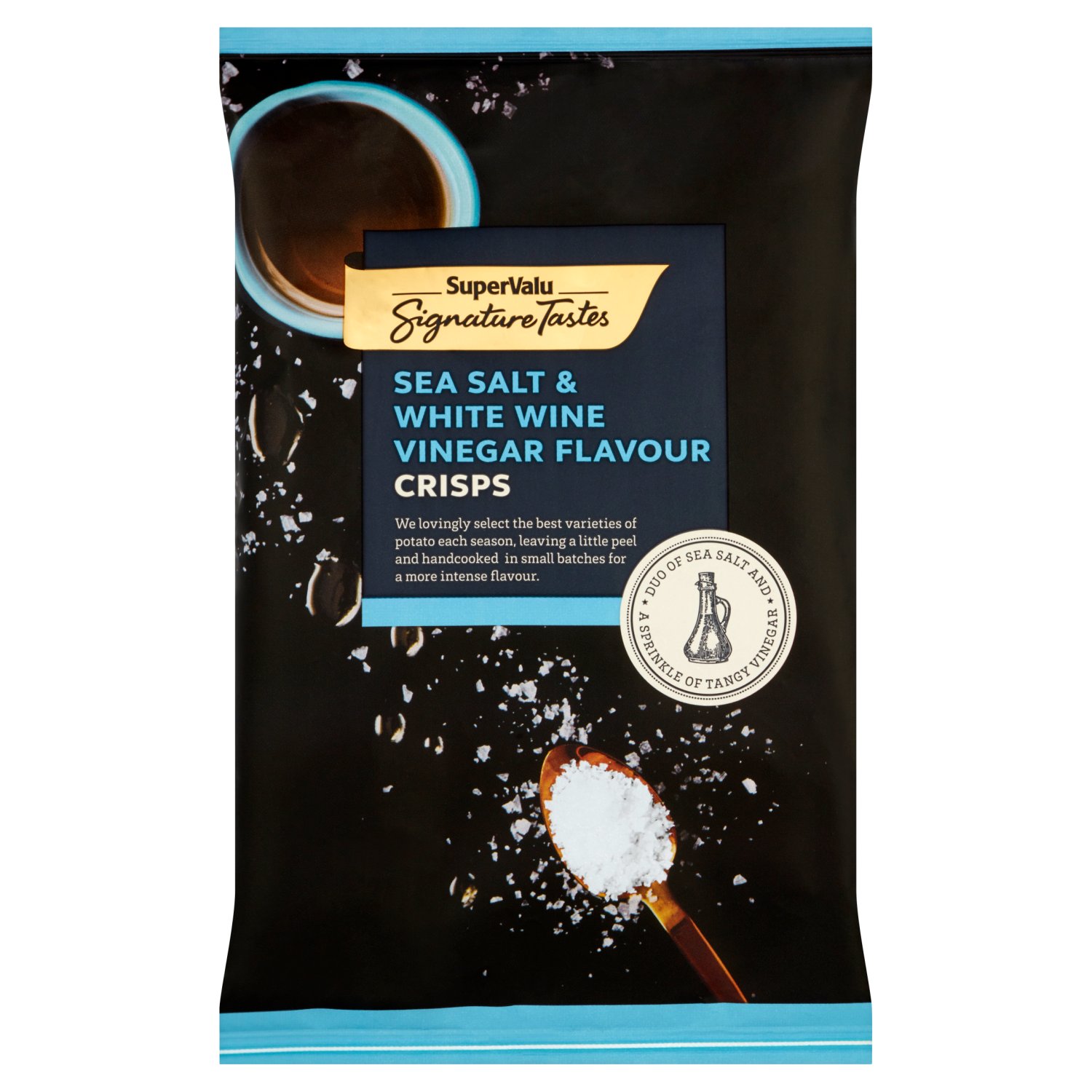 SuperValu Signature Tastes Sea Salt & White Wine Vinegar Crisps (125 g)