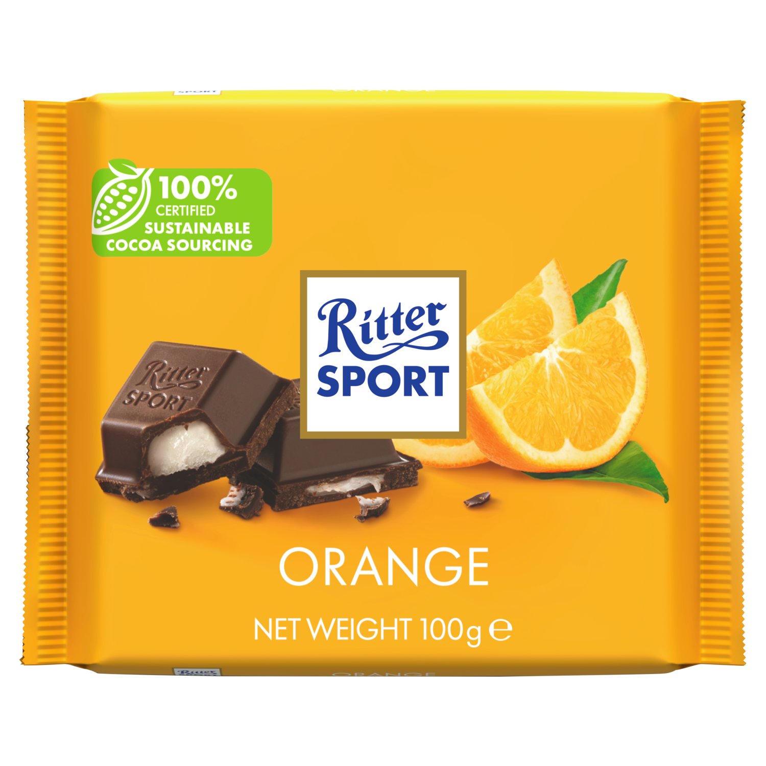 Ritter Sport Dark Chocolate Orange Bar (100 g)