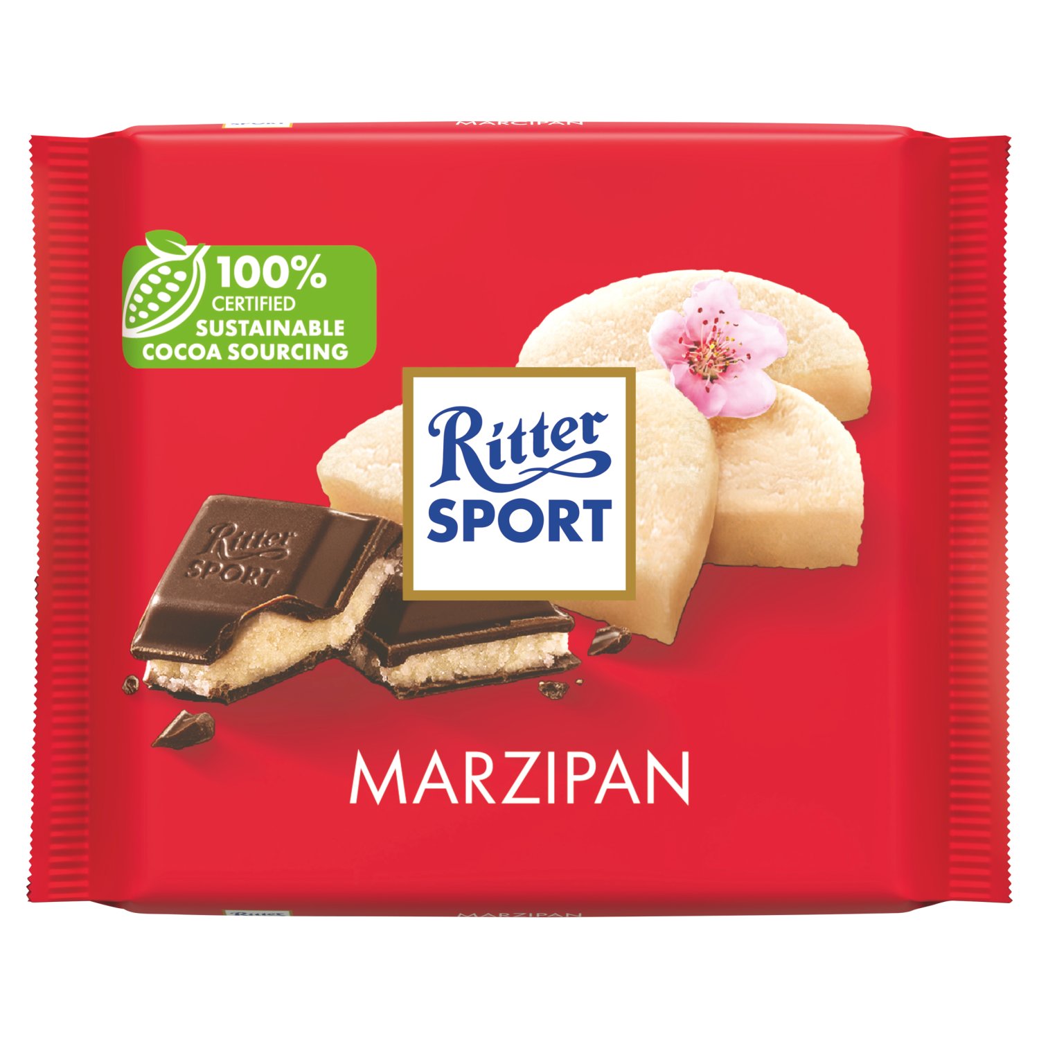 Ritter Sport Dark Chocolate Marzipan Bar (100 g)