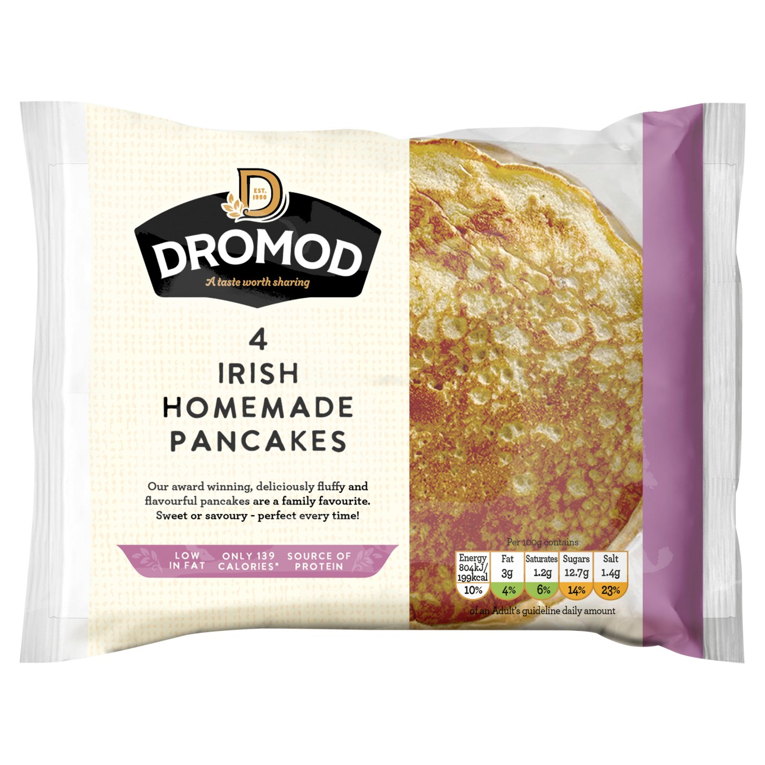 Dromod Irish Homemade Pancakes 4 Pack (280 g)