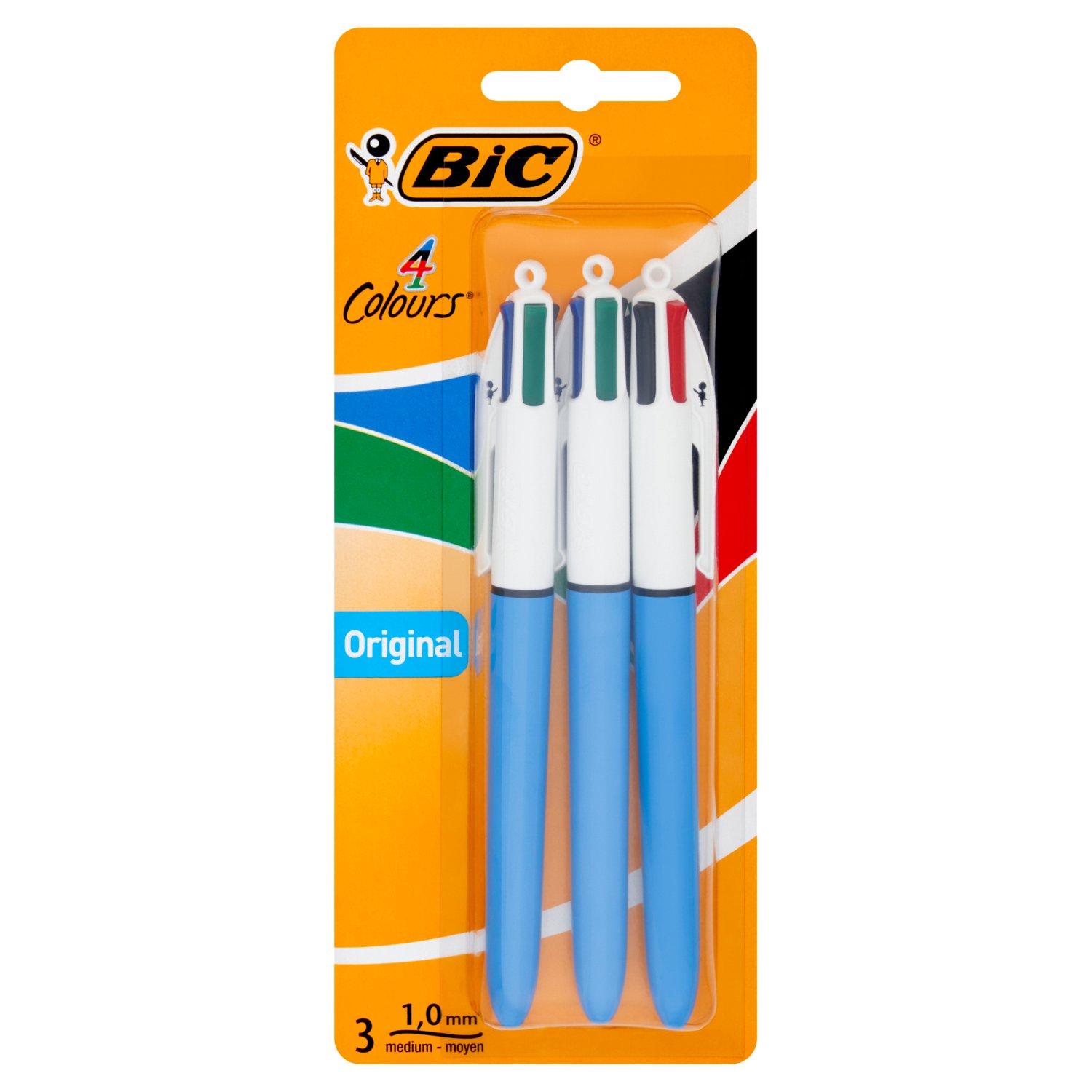 Bic 4 Colour Original 3pk (1 Piece)