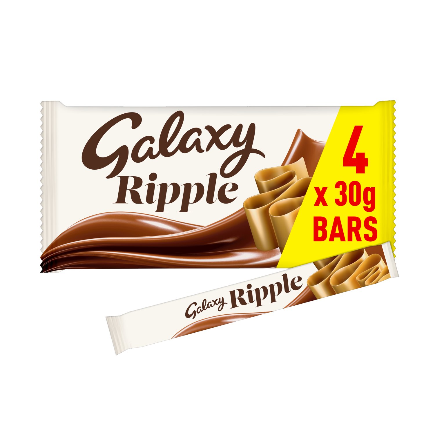 Galaxy Ripple Multipack 4 Pack (30 g)