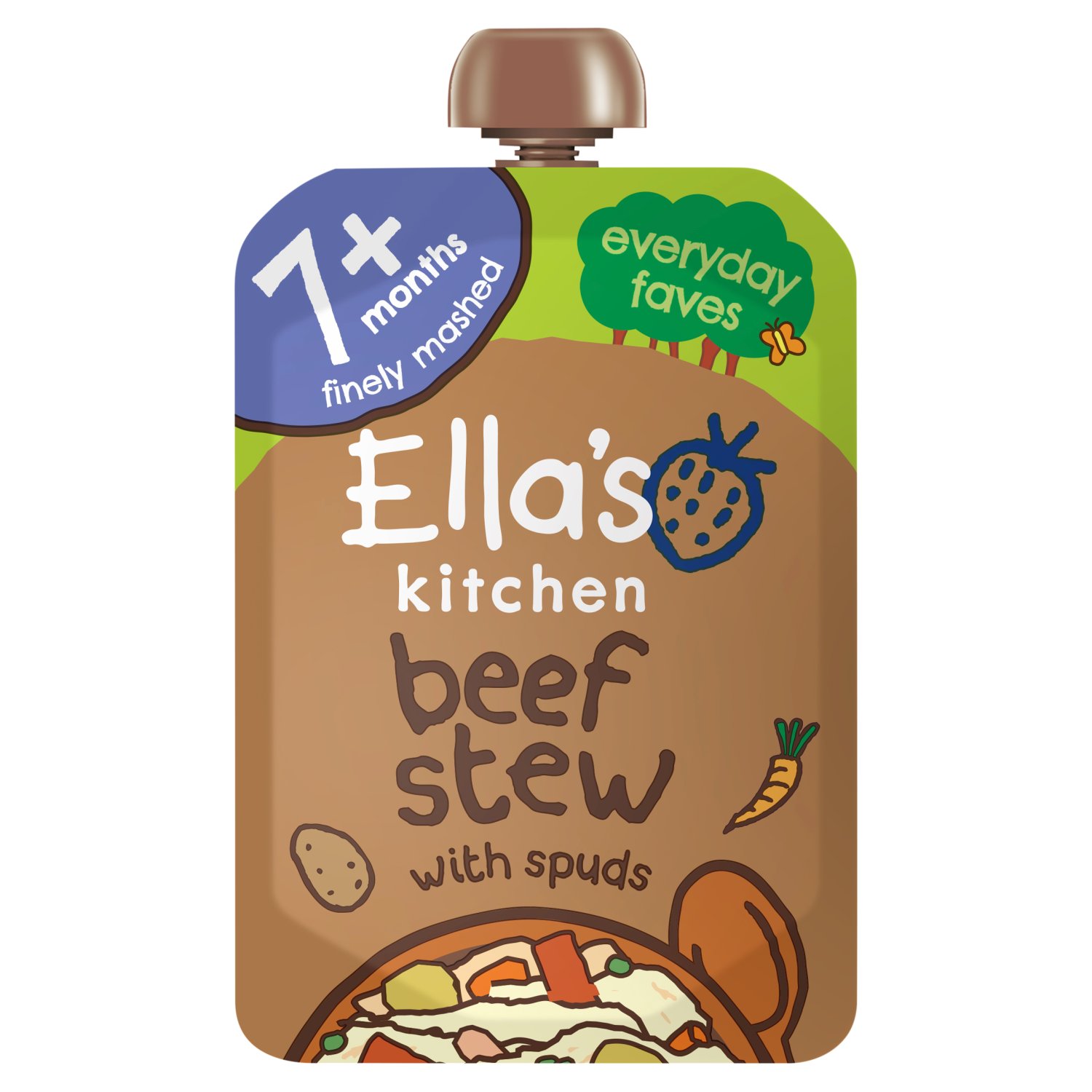 Ella's Kitchen Beef Stew with Spuds Pouch 7+Months (130 g)