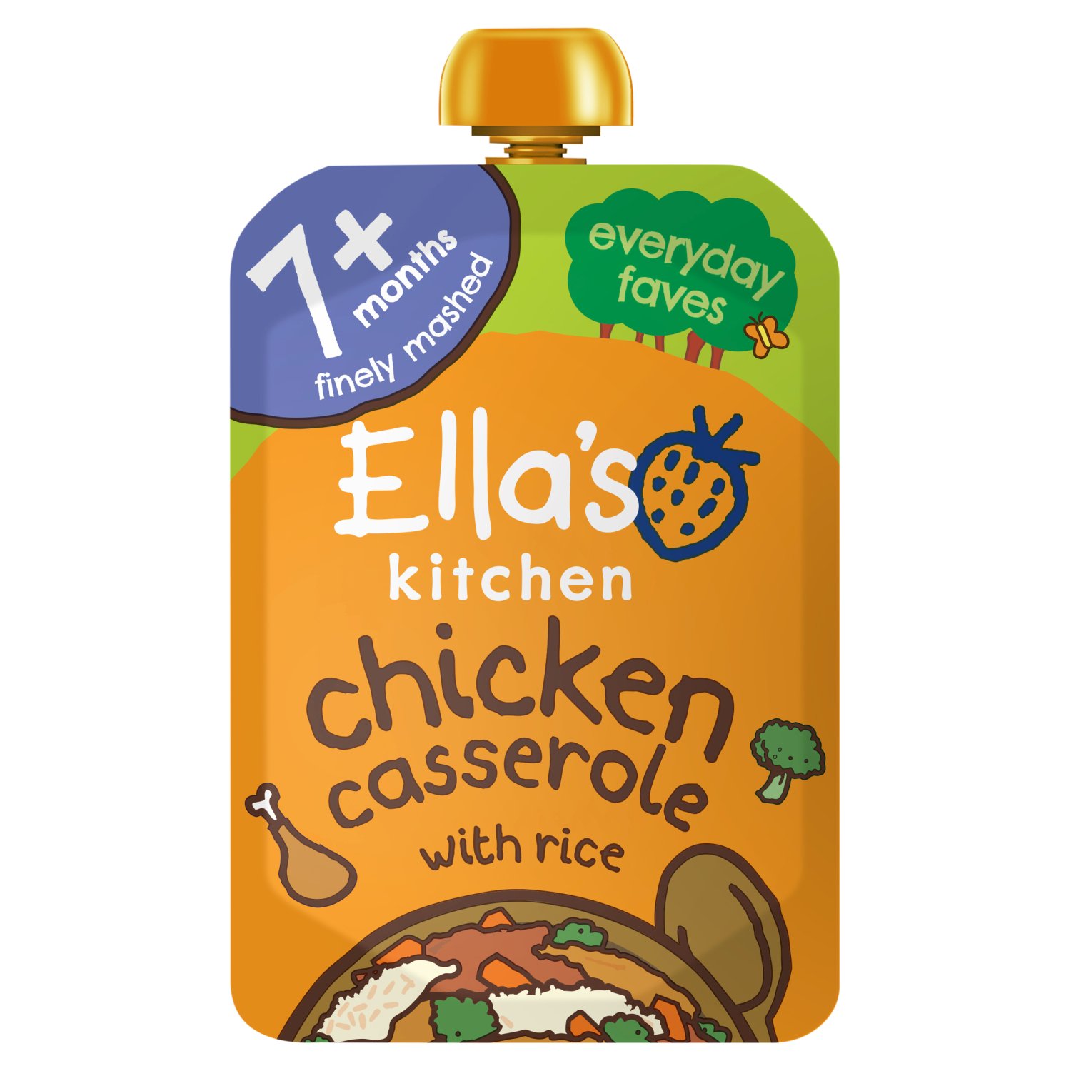 Ella's Kitchen Chicken Casserole with Rice 7+Months (130 g)