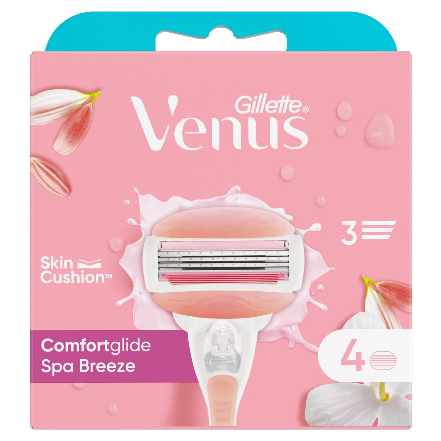 Gillette Venus Spa Breeze Blades 4's (4 Piece)