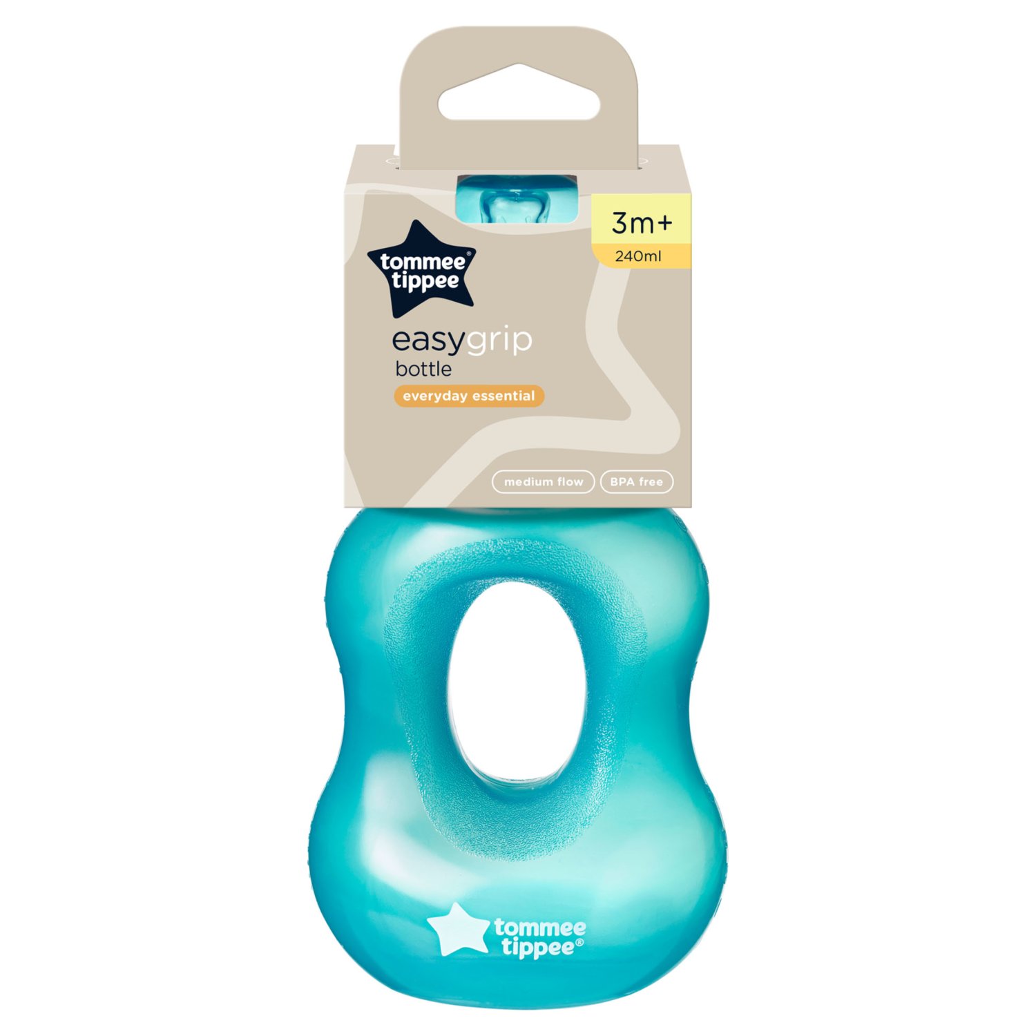 Tommee Tippee Easygrip Bottle 240ml 3 Months+ (1 Piece)