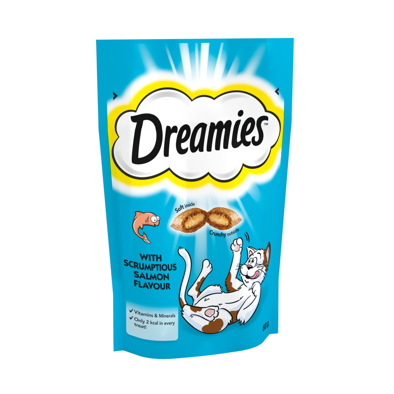 Dreamies with Salmon Cat Treats (60 g)